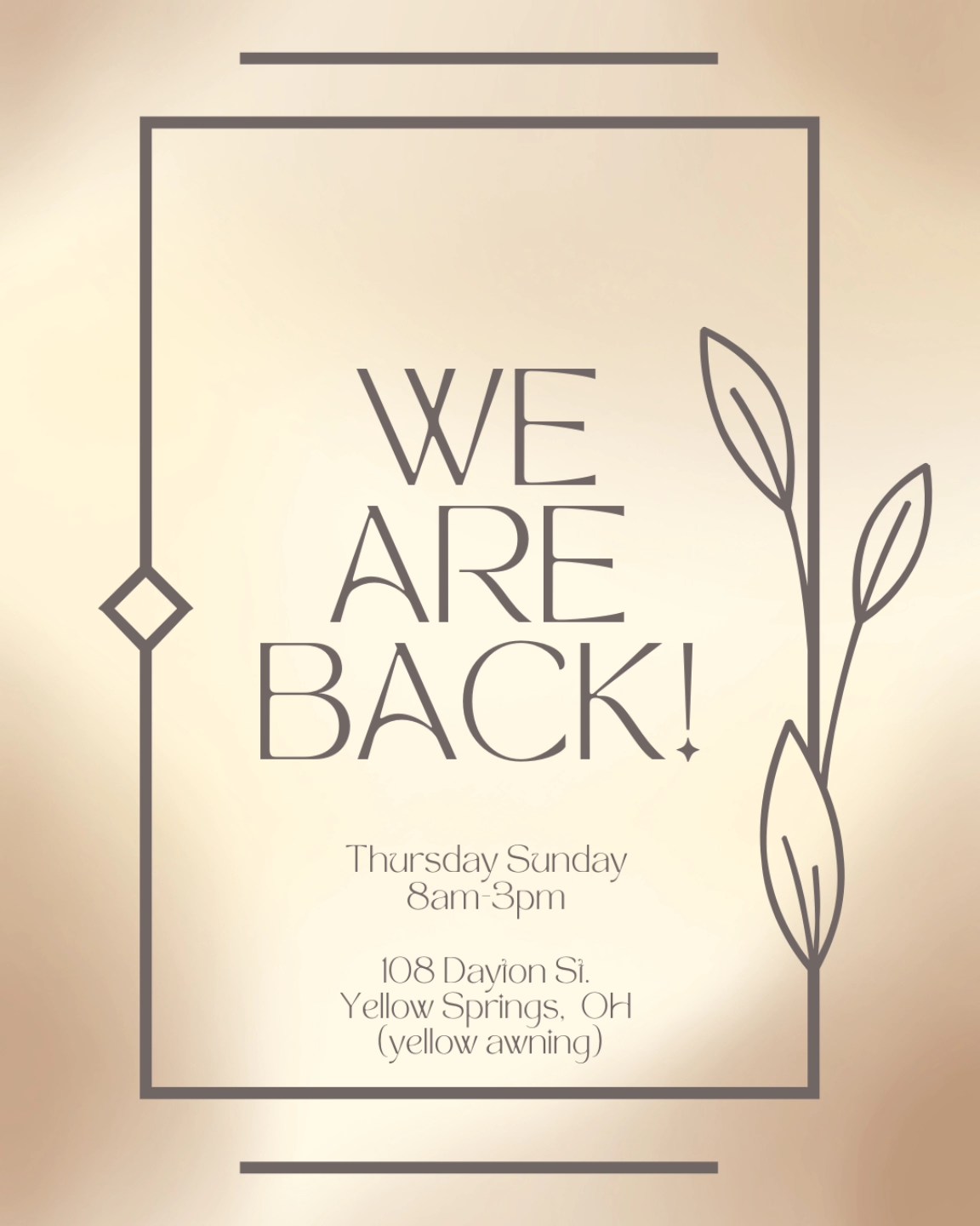 Yellow Springs Baking Company Yellow Springs