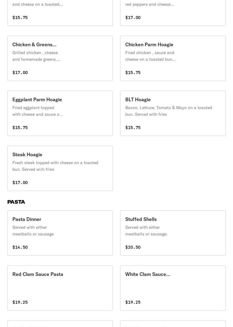 Youngstown Pizza Company Menu