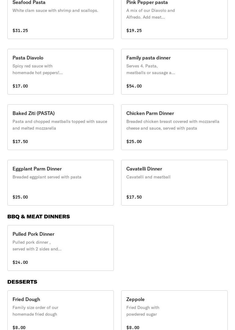 Youngstown Pizza Company Menu