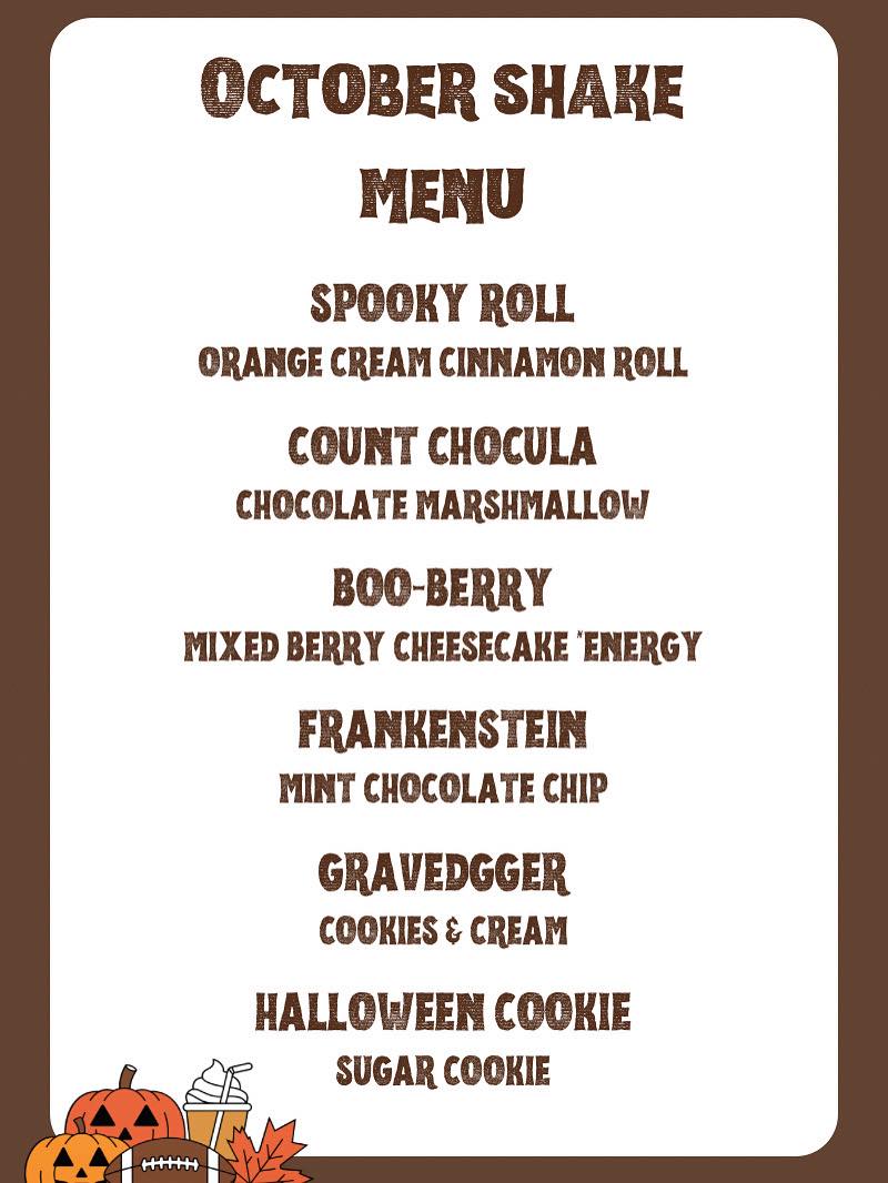 The Nutrition Zone Menu