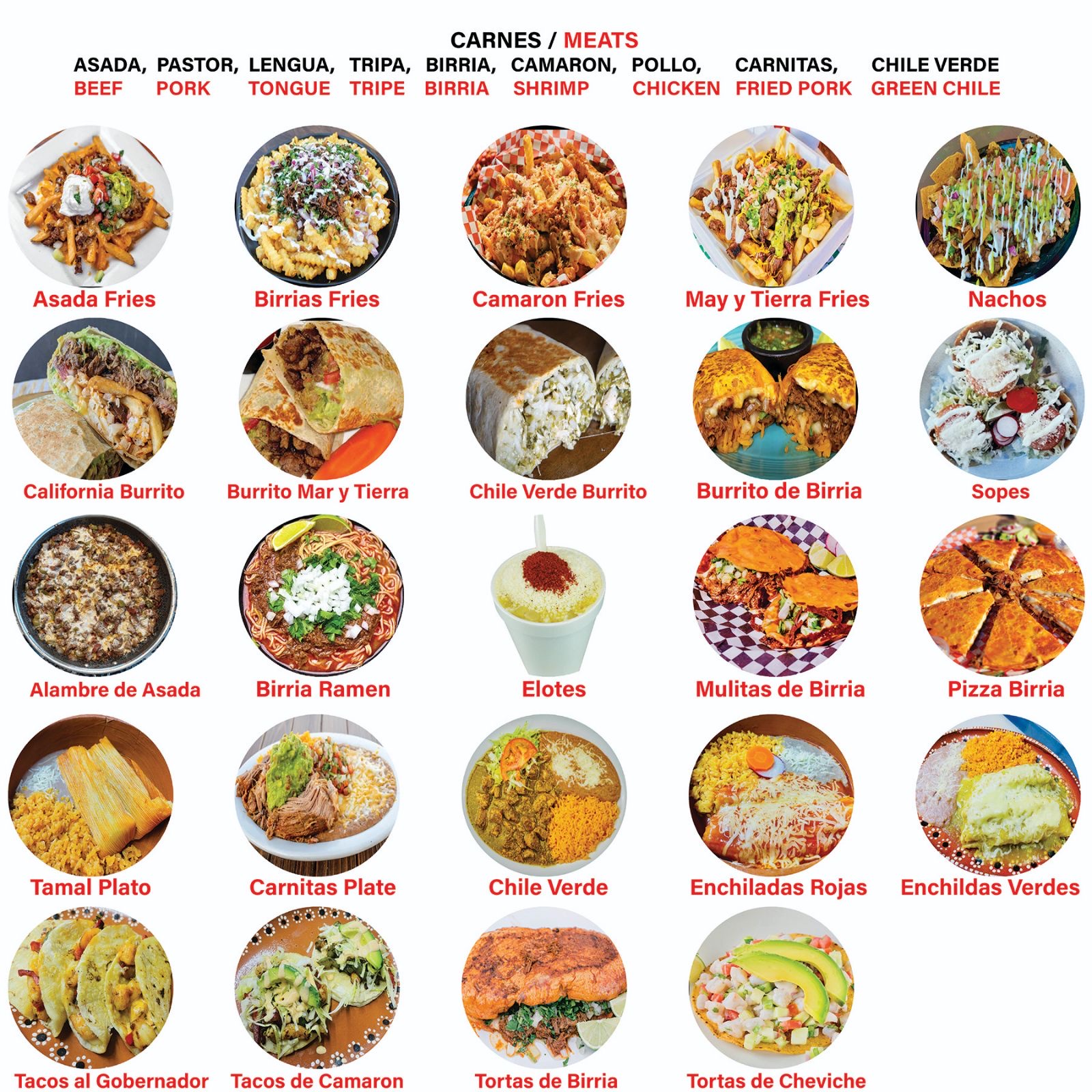 Taqueria Lucero #2 Menu