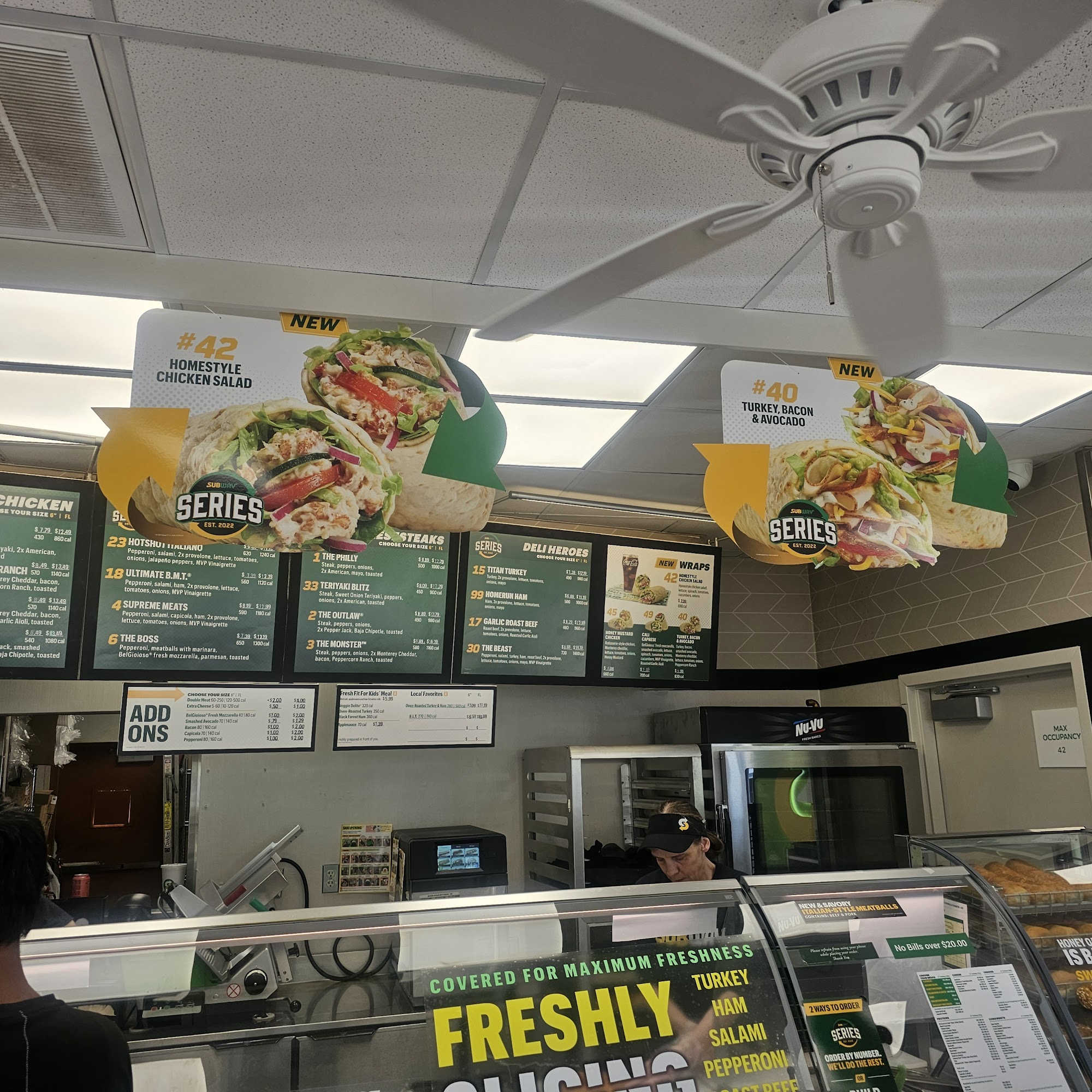 Subway Menu