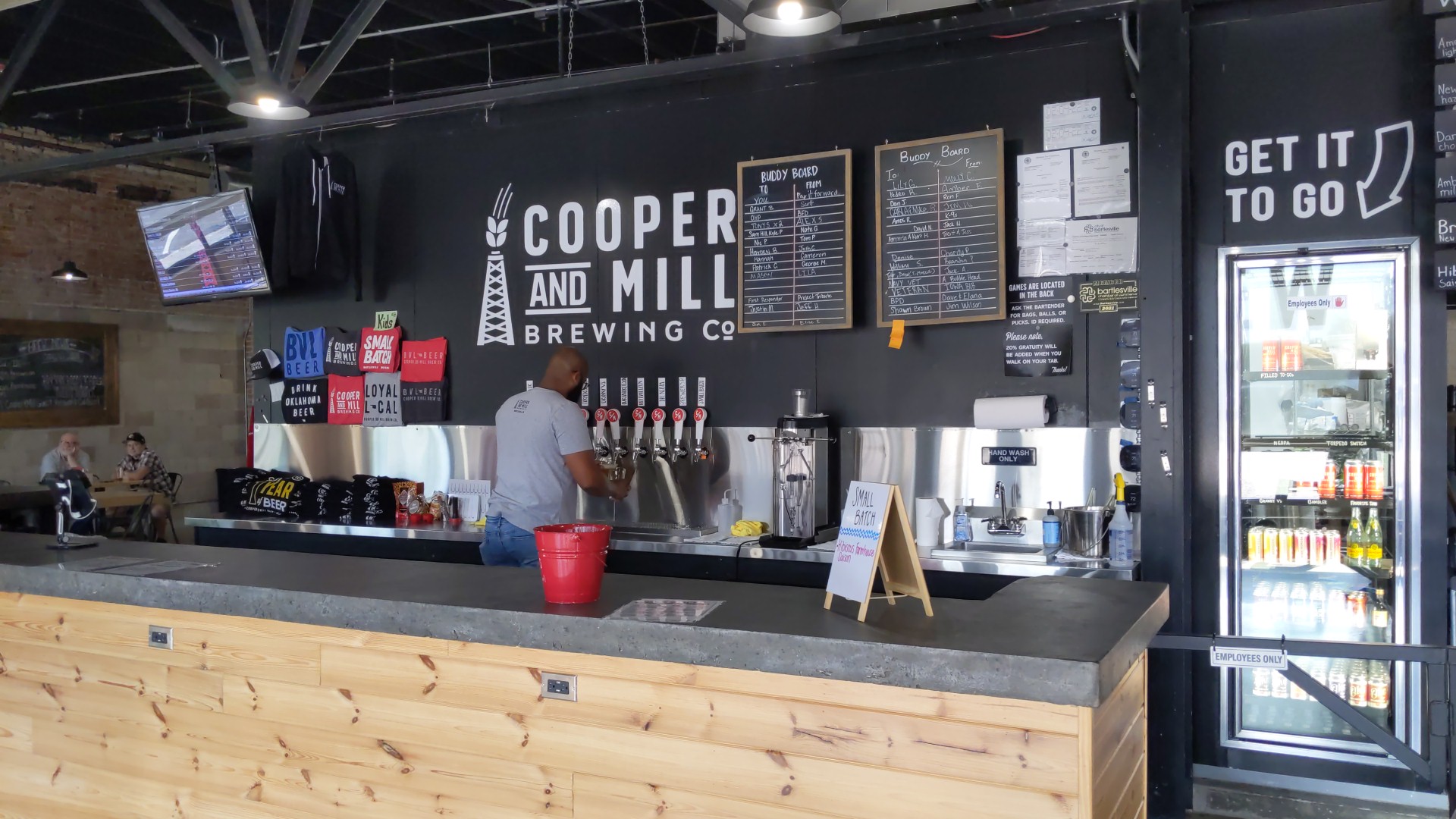 Cooper and Mill Brewing Company Menu