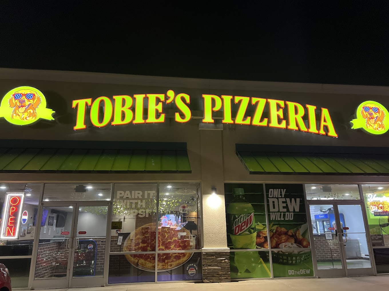 Tobies Pizzeria 2424 W New Orleans St, Broken Arrow, OK 74011