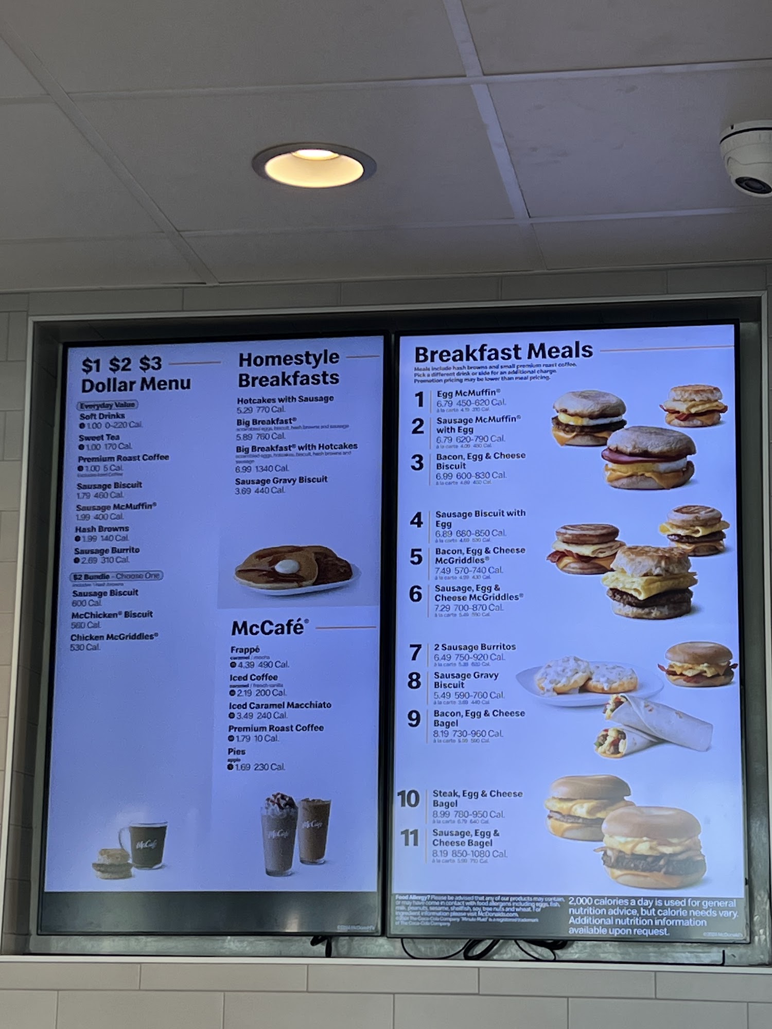McDonald's Menu