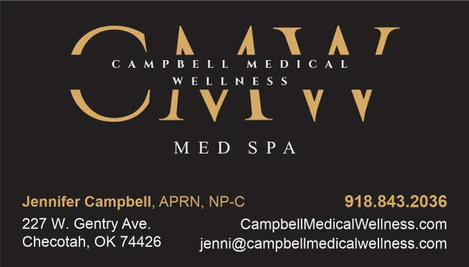 Campbell Medical Wellness Med Spa Checotah, Ok 227 W Gentry Ave, Checotah Oklahoma 74426