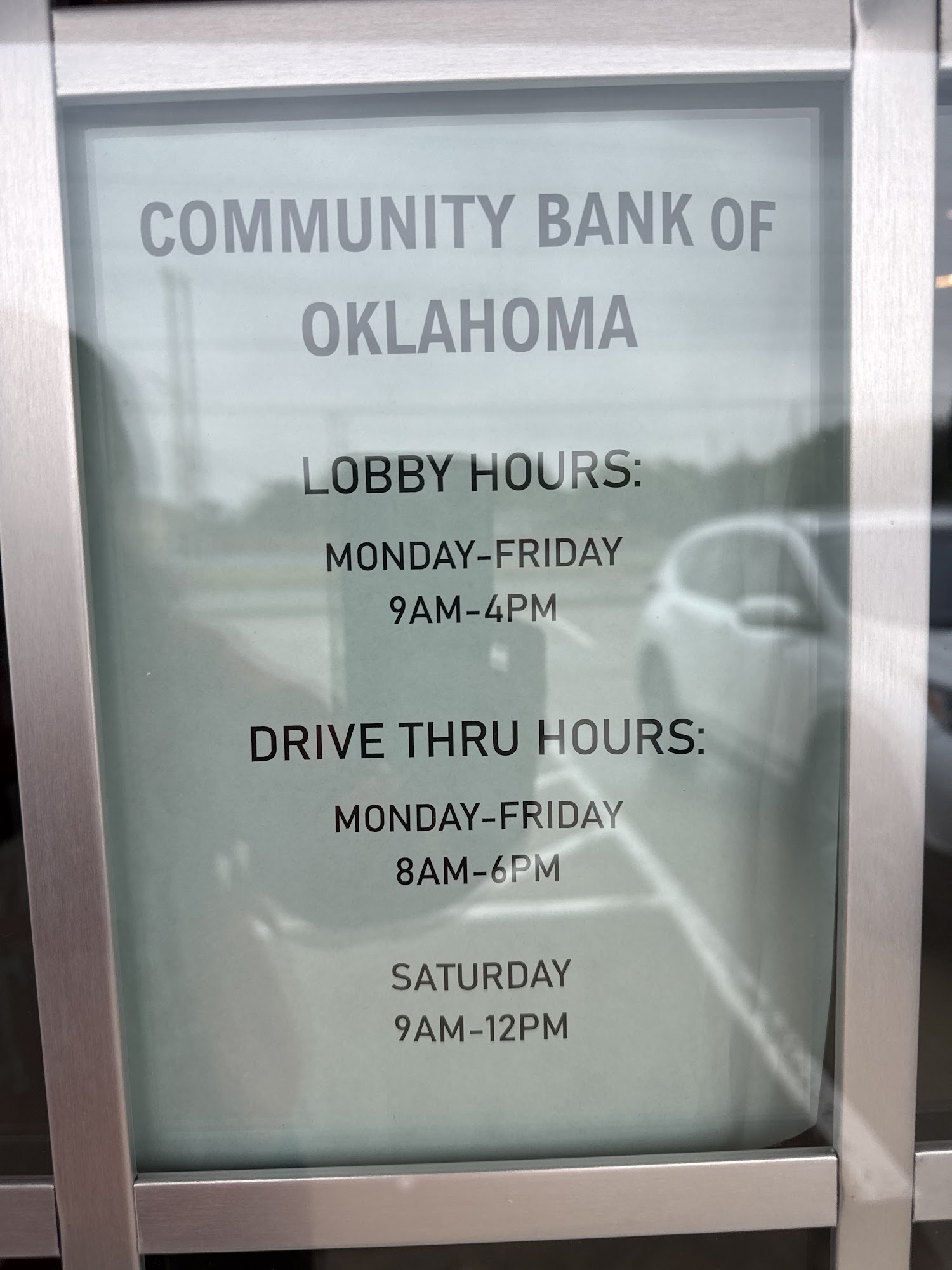 Community Bank Of Oklahoma Chickasha
