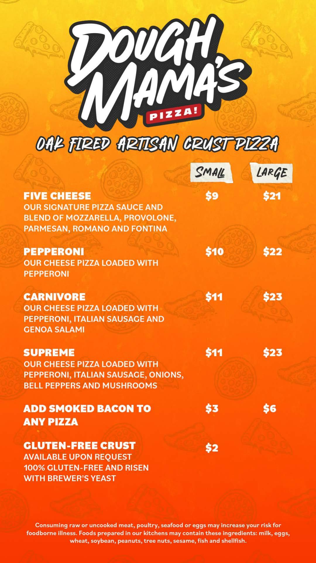Dog Iron Saloon Menu