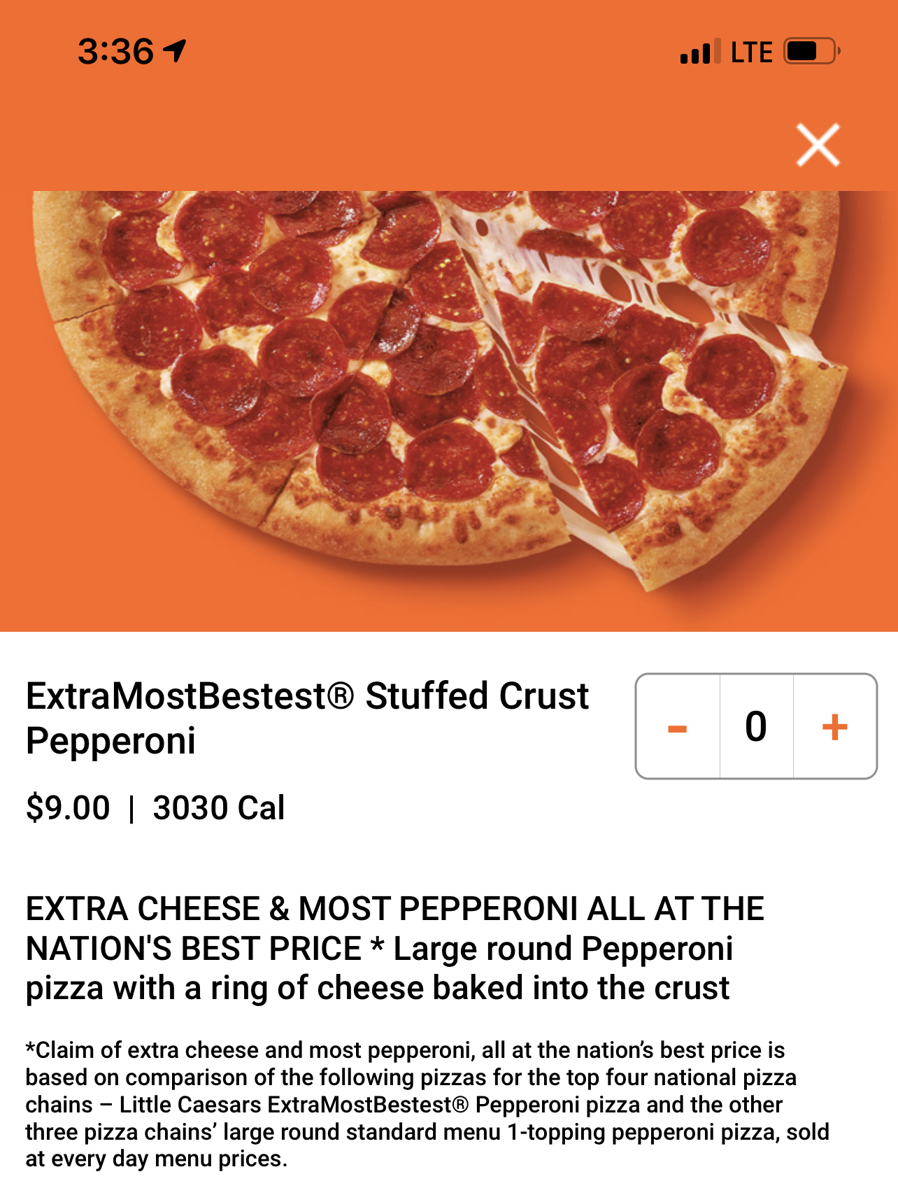 Little Caesars Pizza Menu