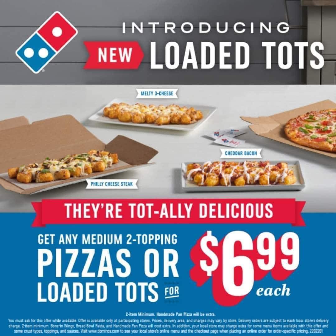 Domino's Pizza Menu