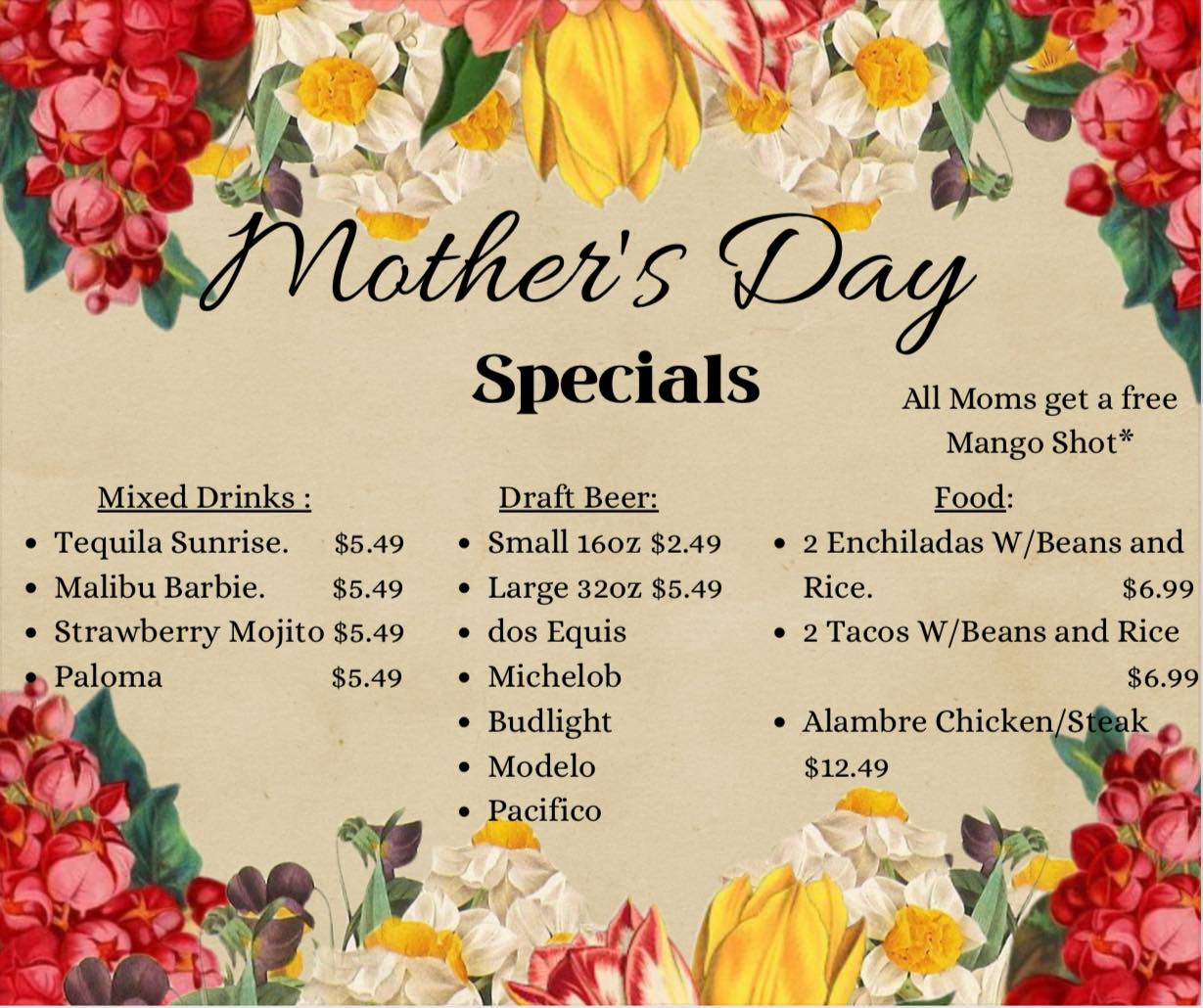 El Chilo's Menu