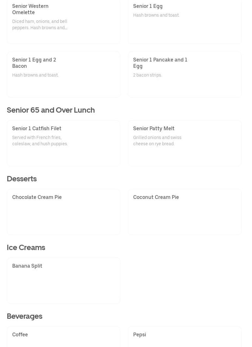 Okie's Cafe and Bakery Menu