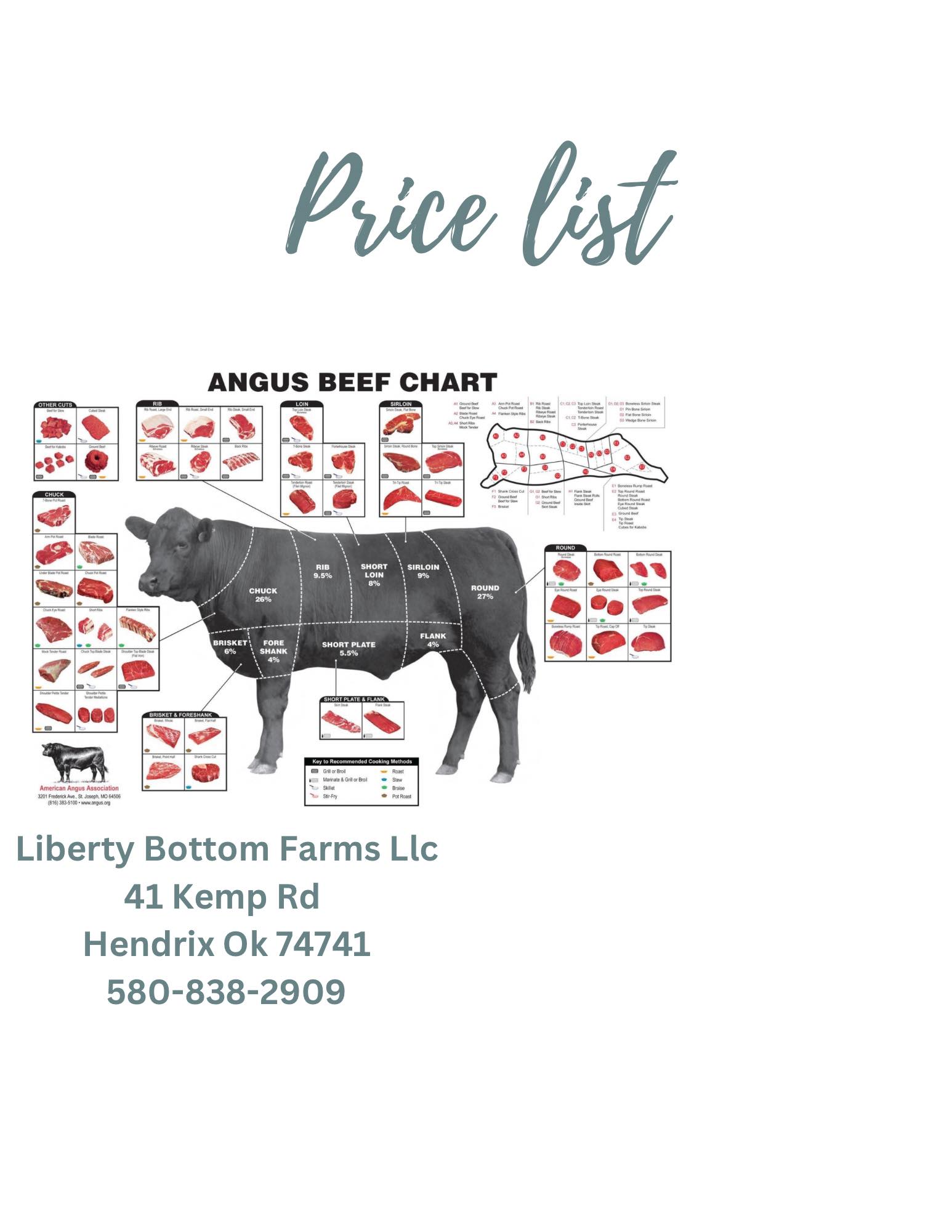 LibertybottomFarms Menu