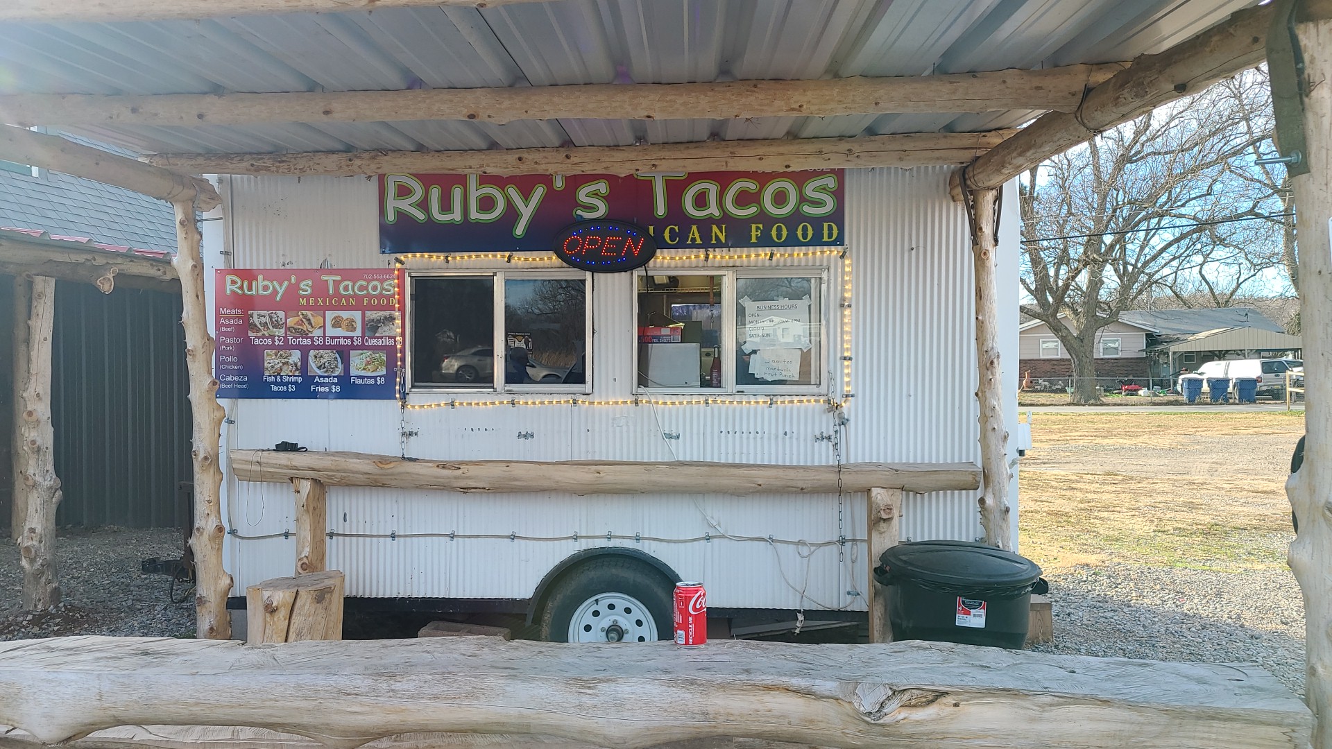 Ruby's Tacos Menu