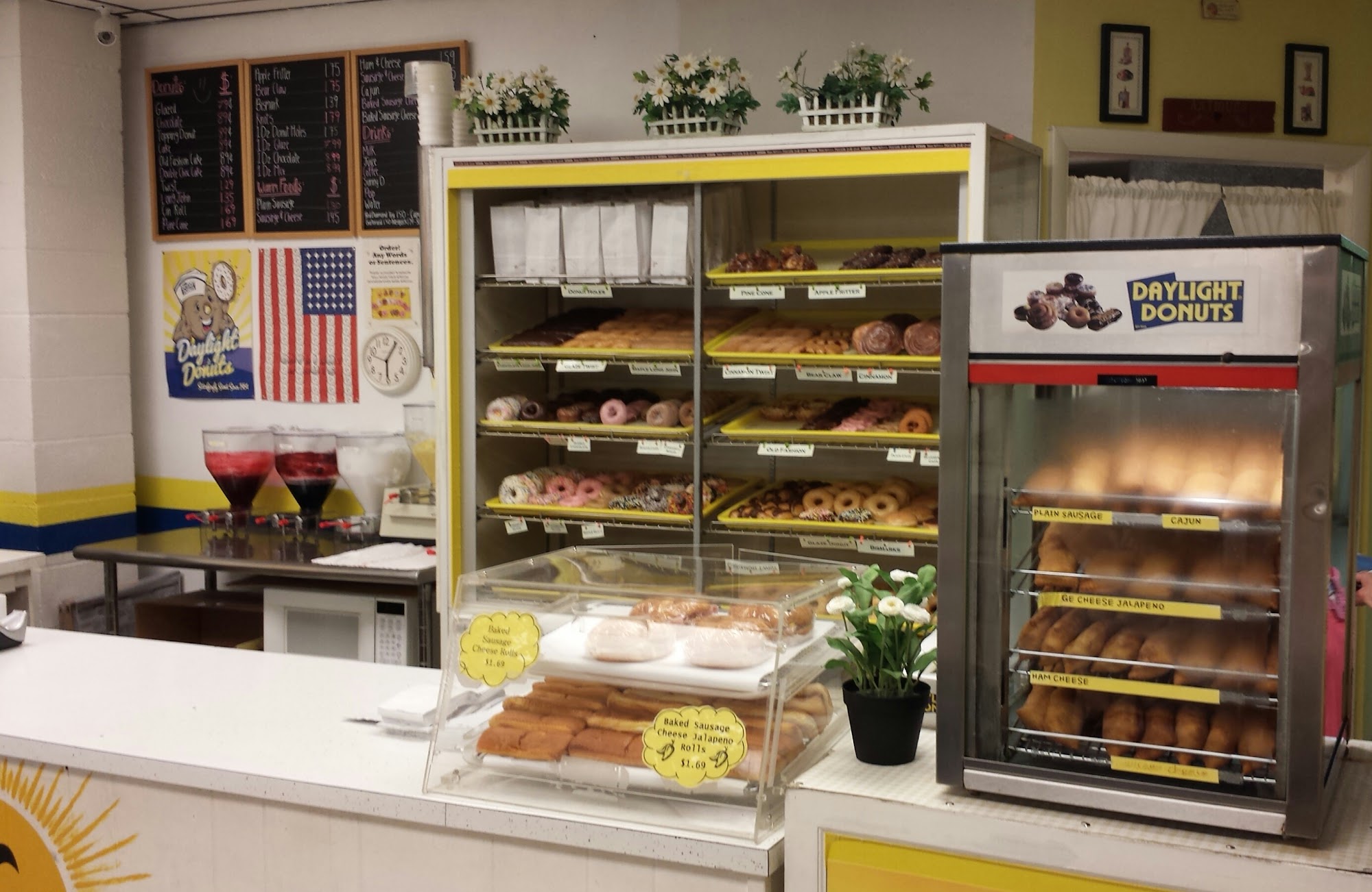 Daylight Donuts Menu