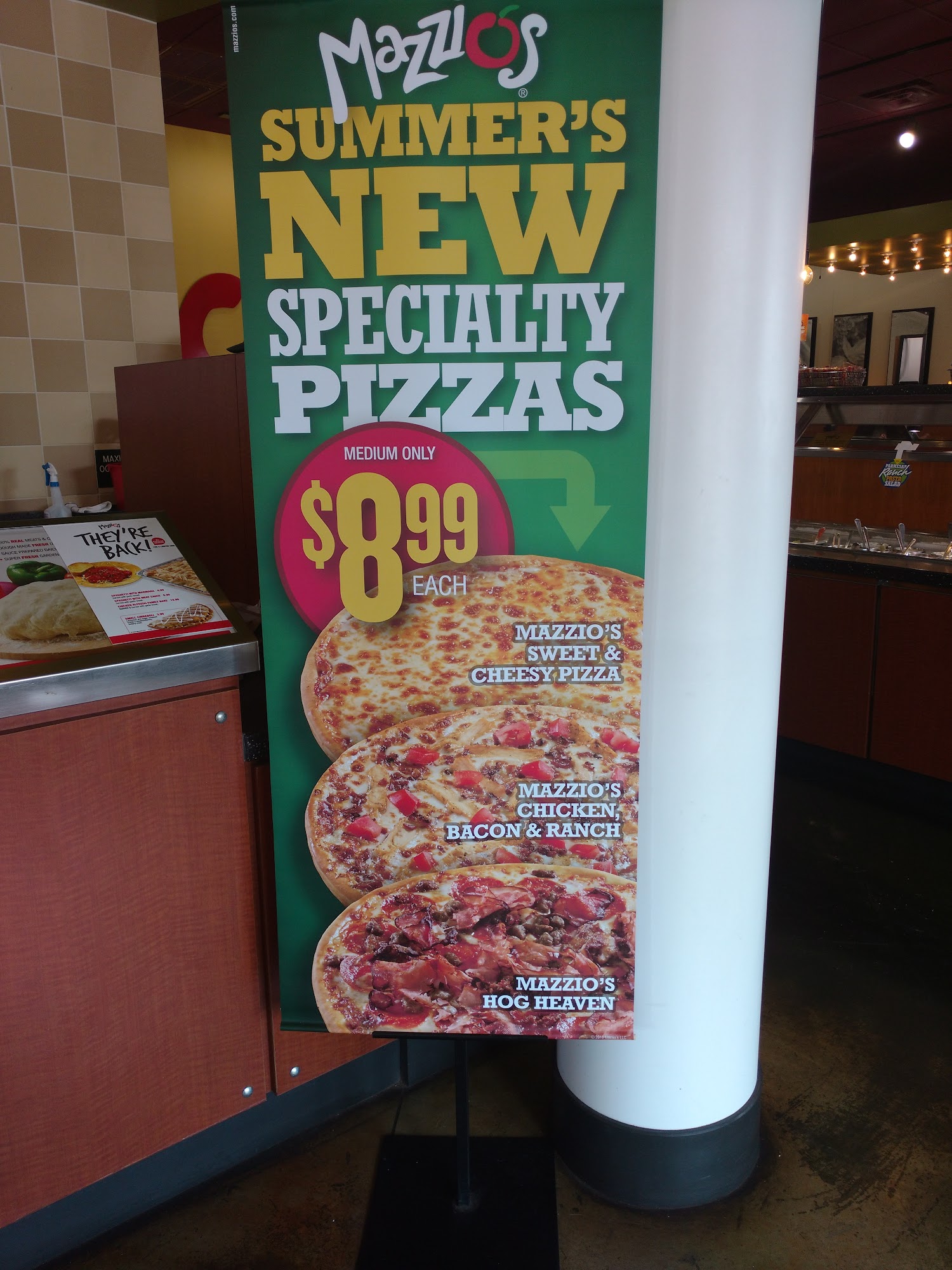 Mazzio's Italian Eatery Menu