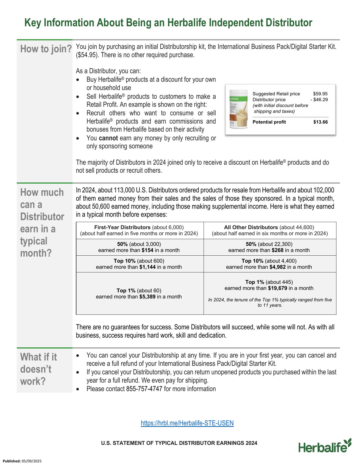 Patriot Nutrition Menu