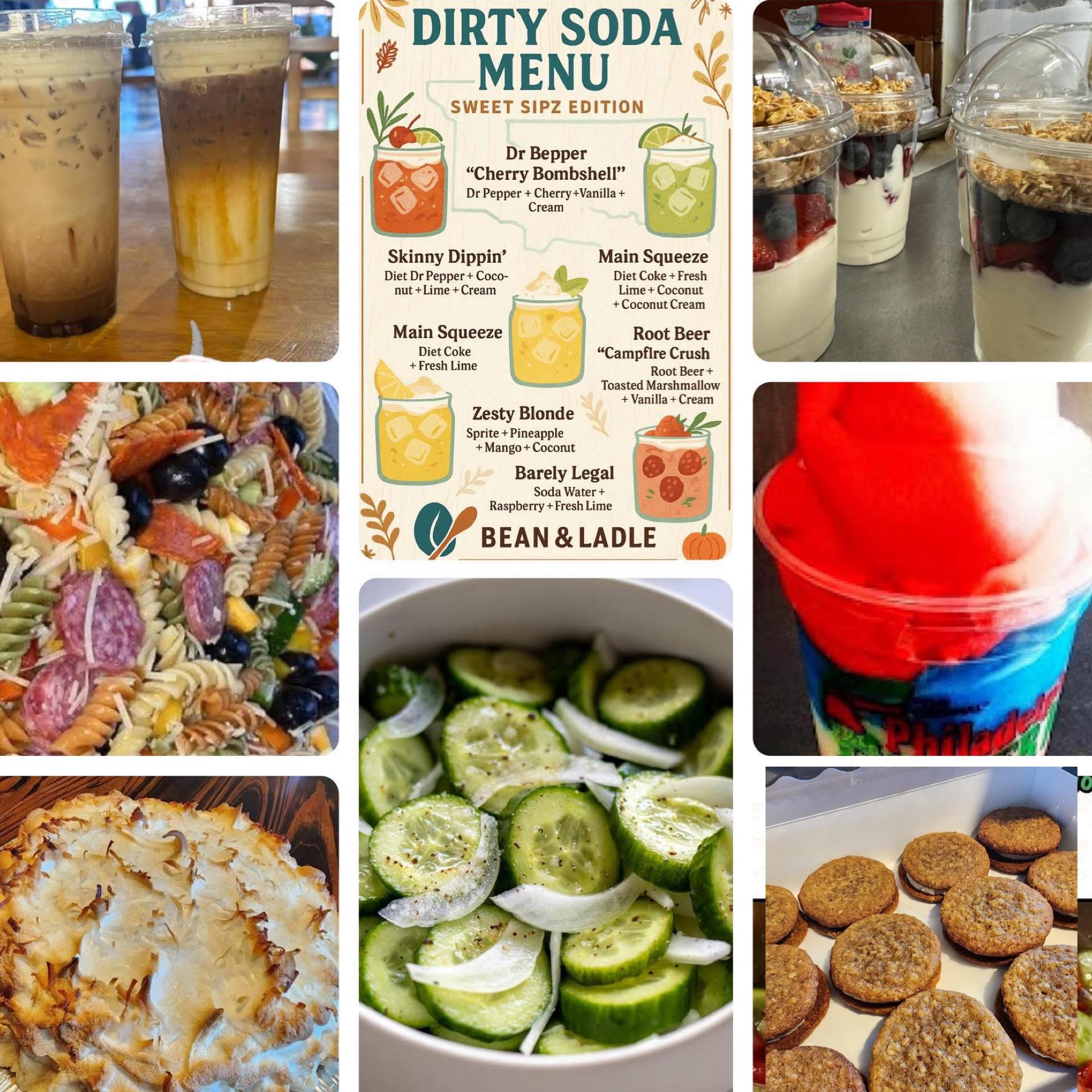 Bean & Ladle Menu