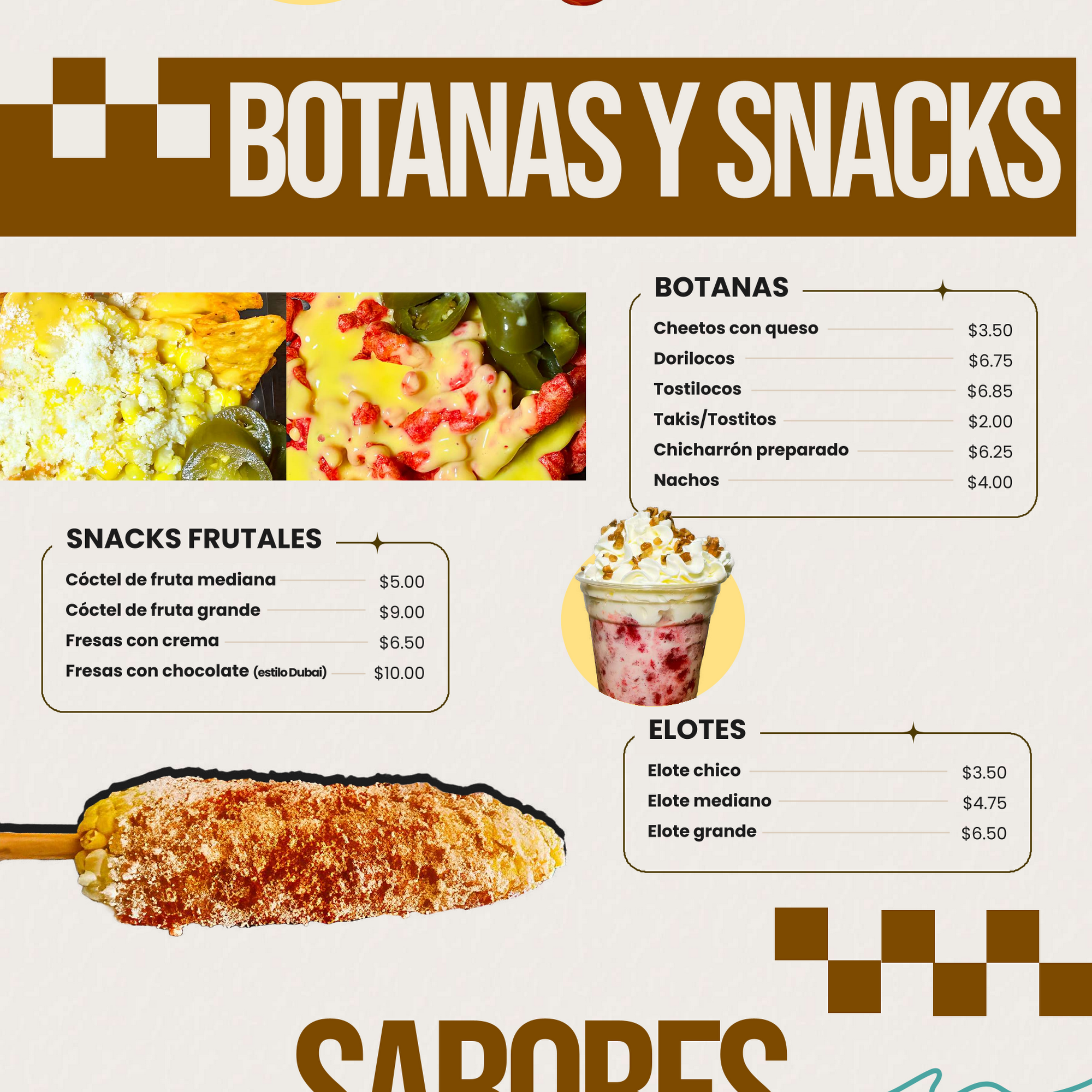 La Monarca Michoacana Norman Menu