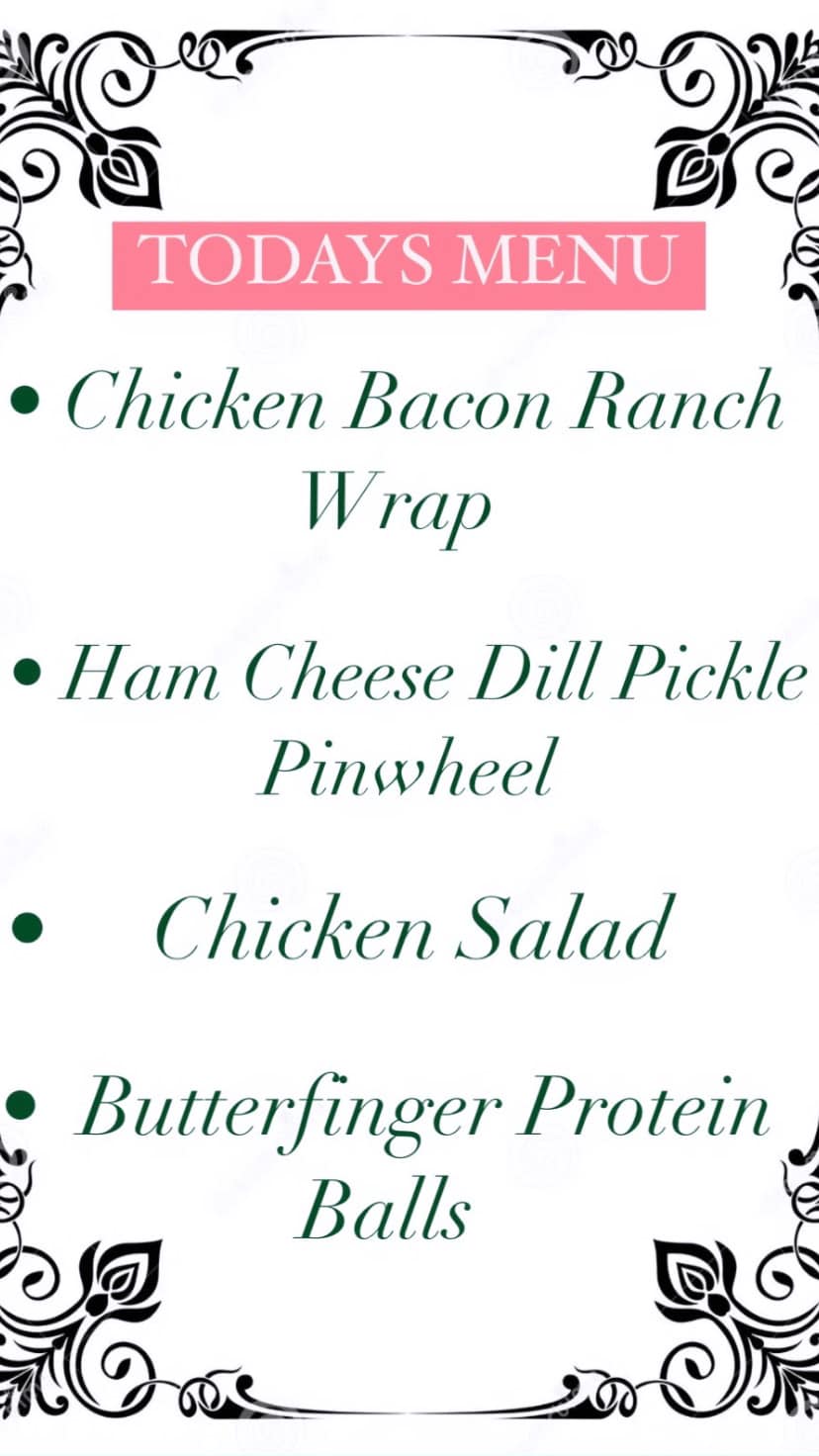 New Vision Nutrition Menu