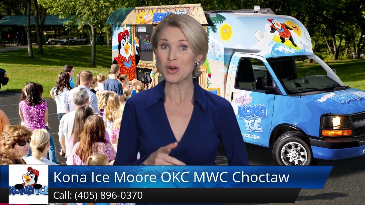 Kona Ice Moore OKC MWC Choctaw Menu