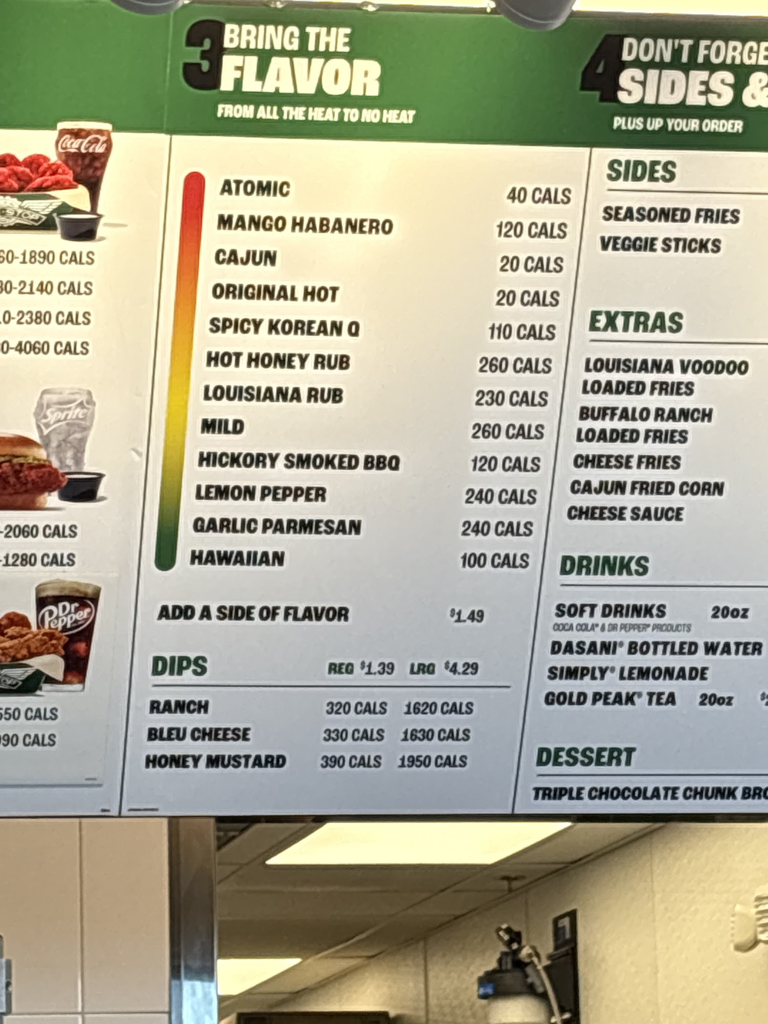 Wingstop Menu