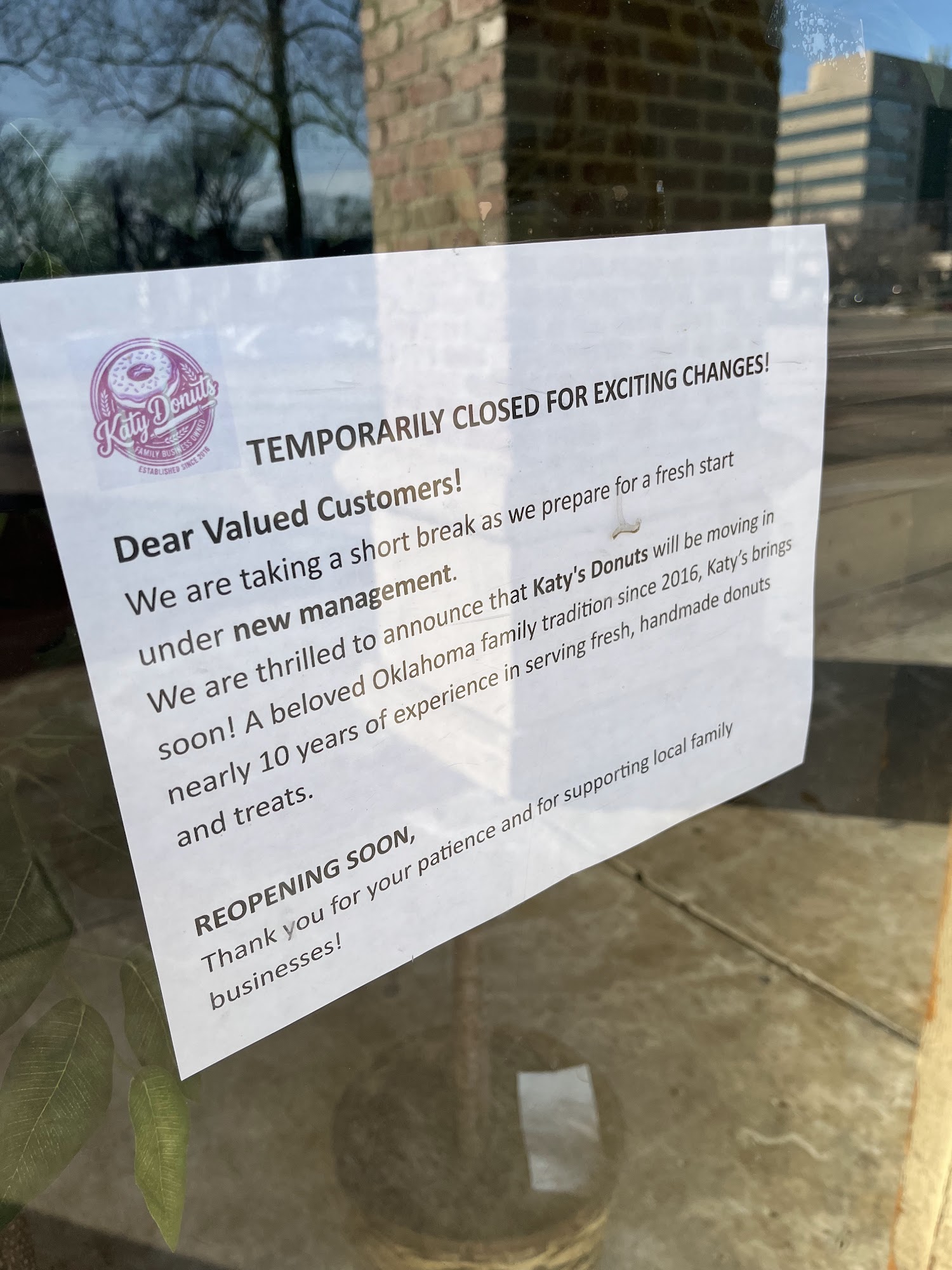 Daylight Donuts Menu