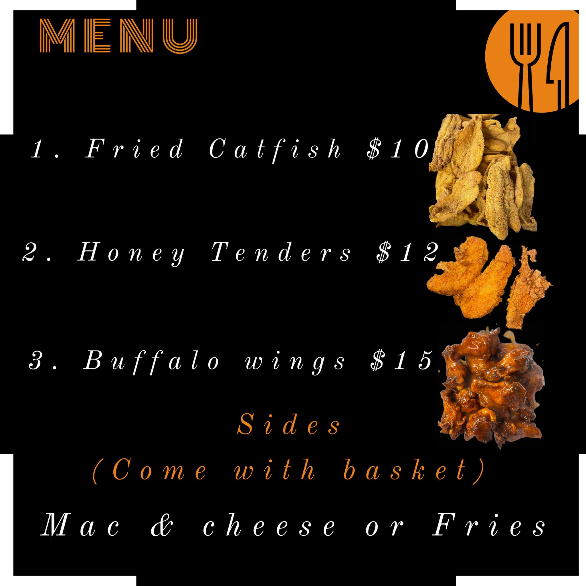 LeeShawn's Soul Food Menu