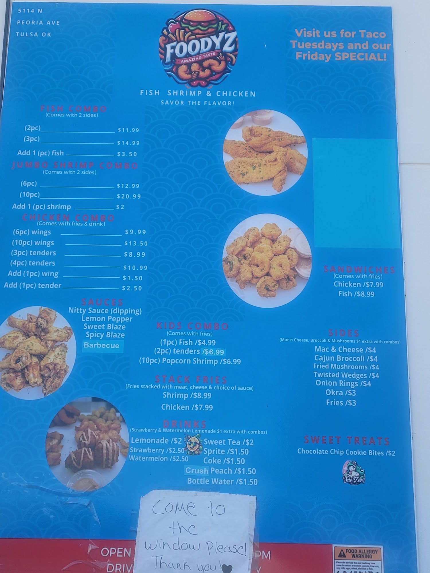 Foodyz Amazing Taste Menu