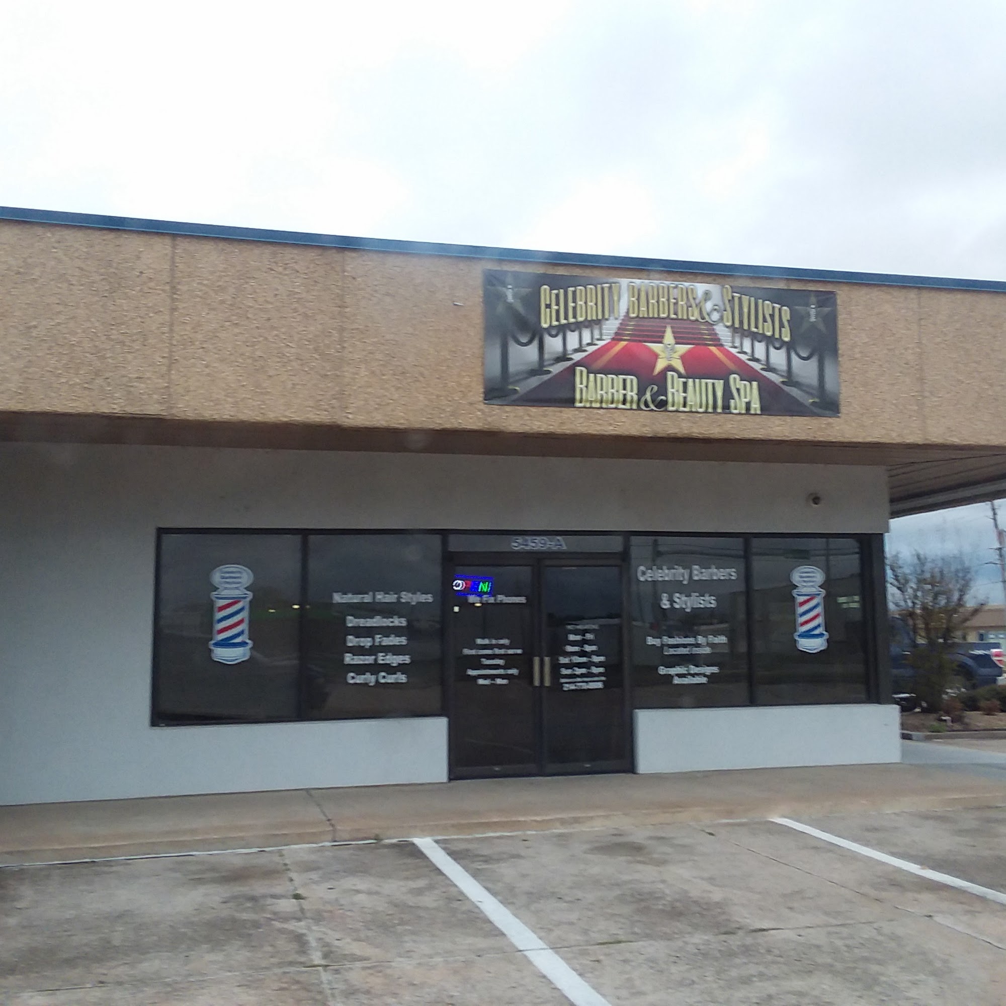 Celebrity Barbers & Stylists Barber & Beauty Spa 5459 S Mingo Rd, Tulsa Oklahoma 74145