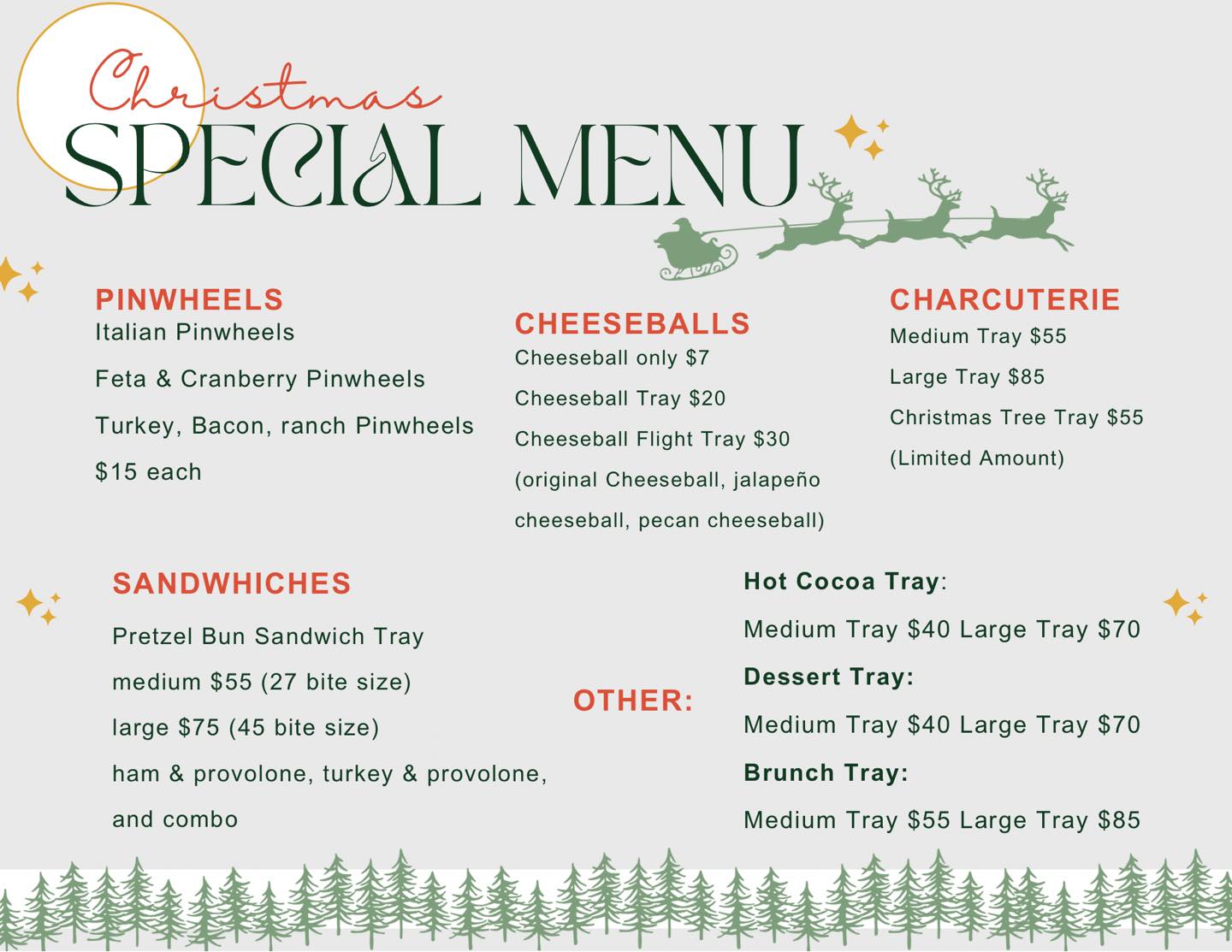 Unique Grazin' Menu