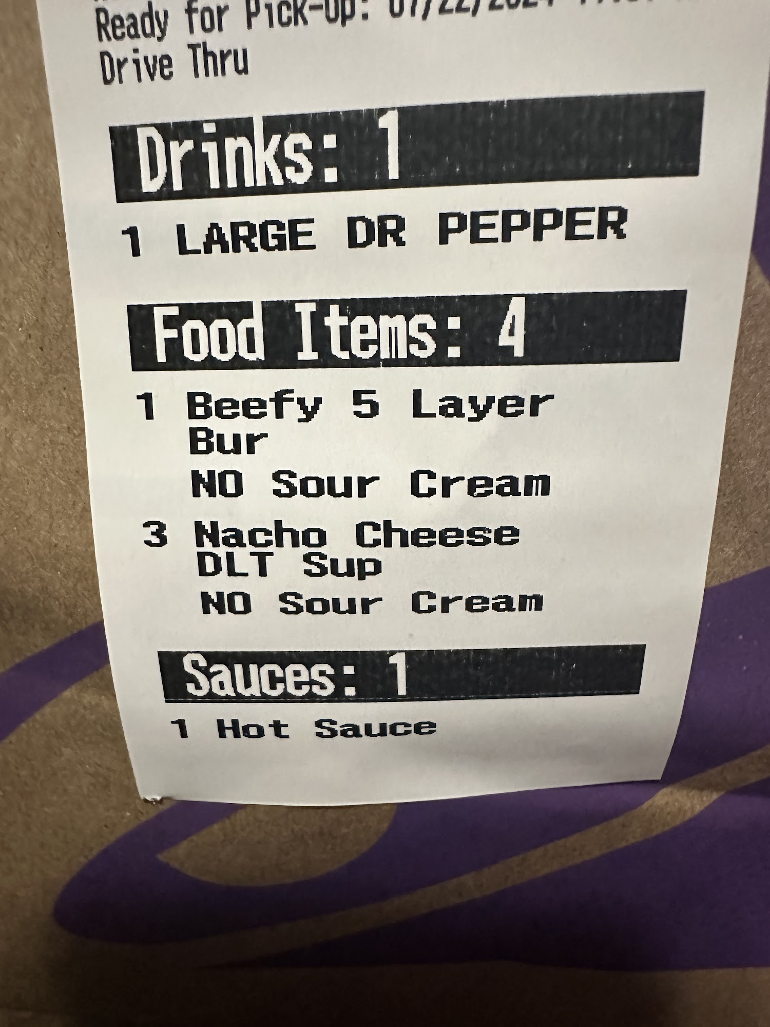 Taco Bell Menu