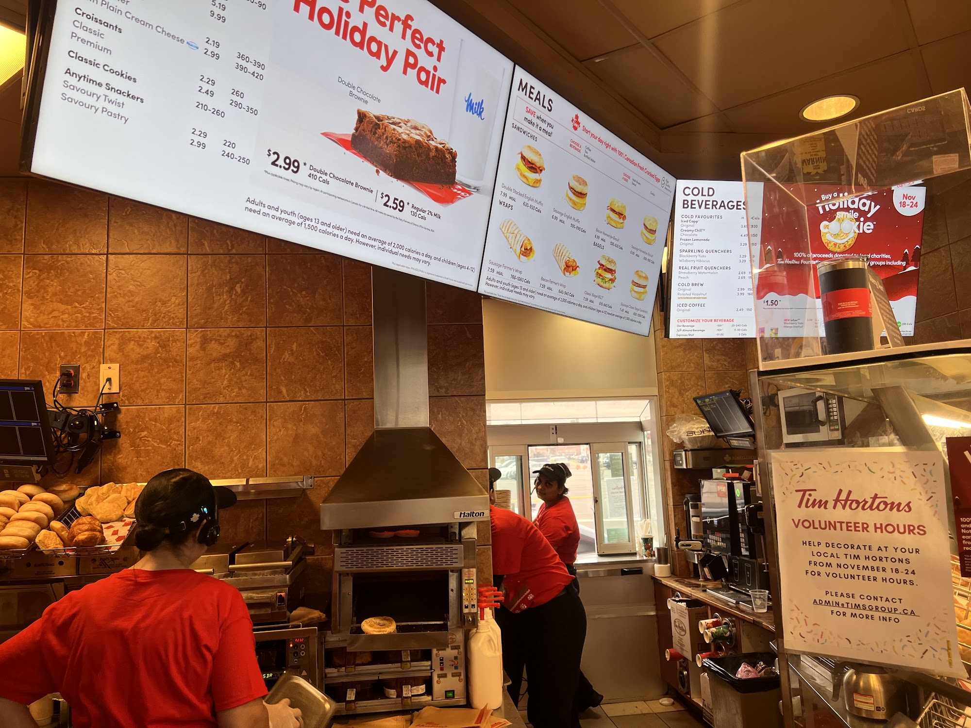 Tim Hortons Menu