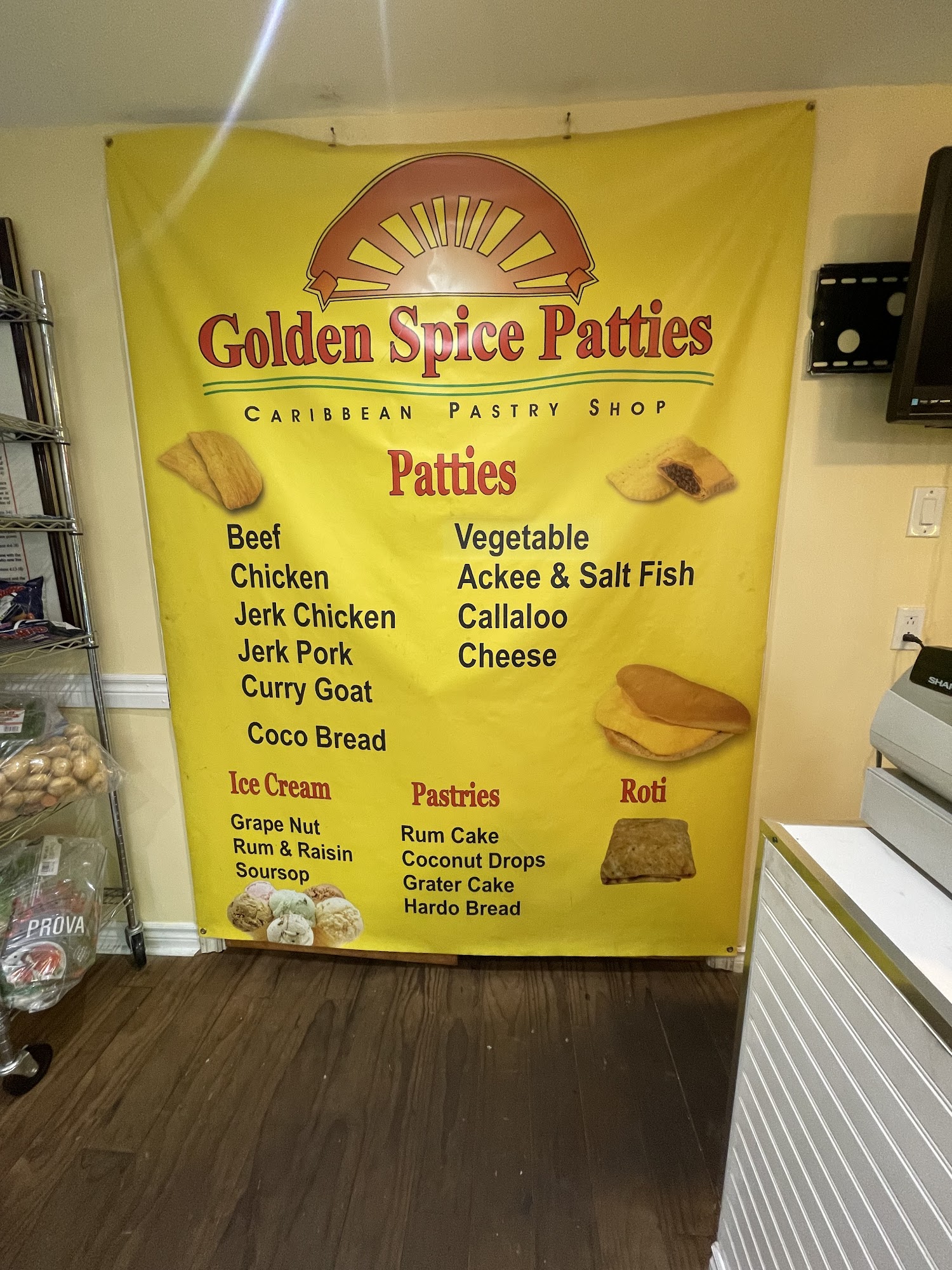 Golden Spice Patties Menu