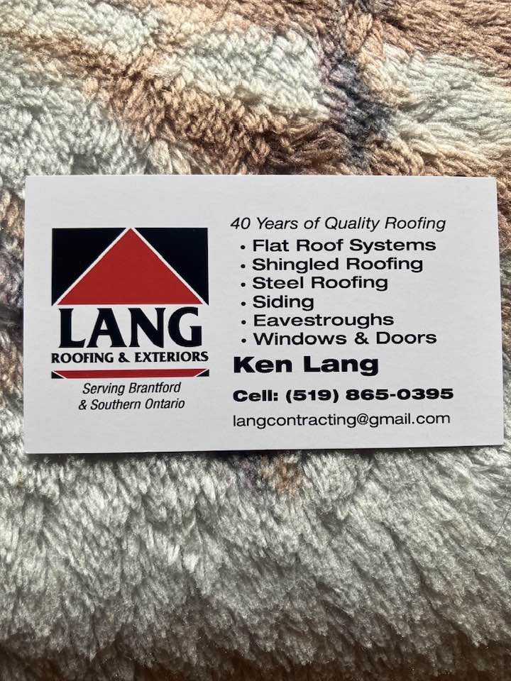 Lang First & Shingled Roofing