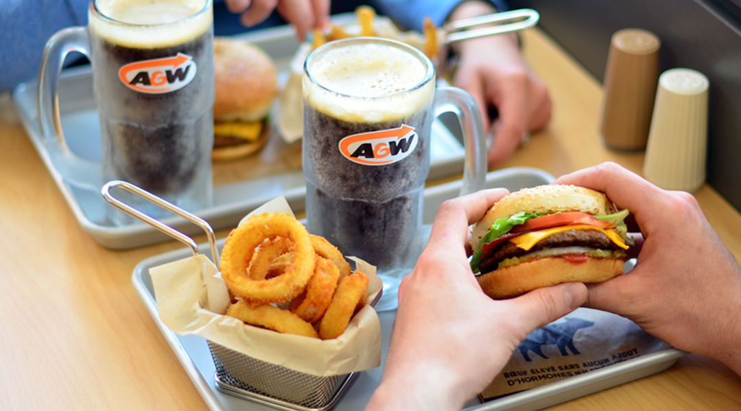 A&W Canada Menu