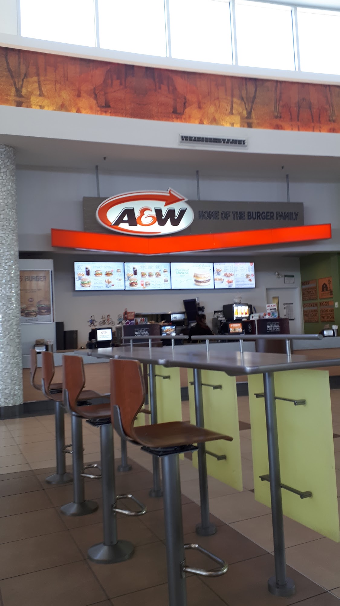 A&W Canada Menu