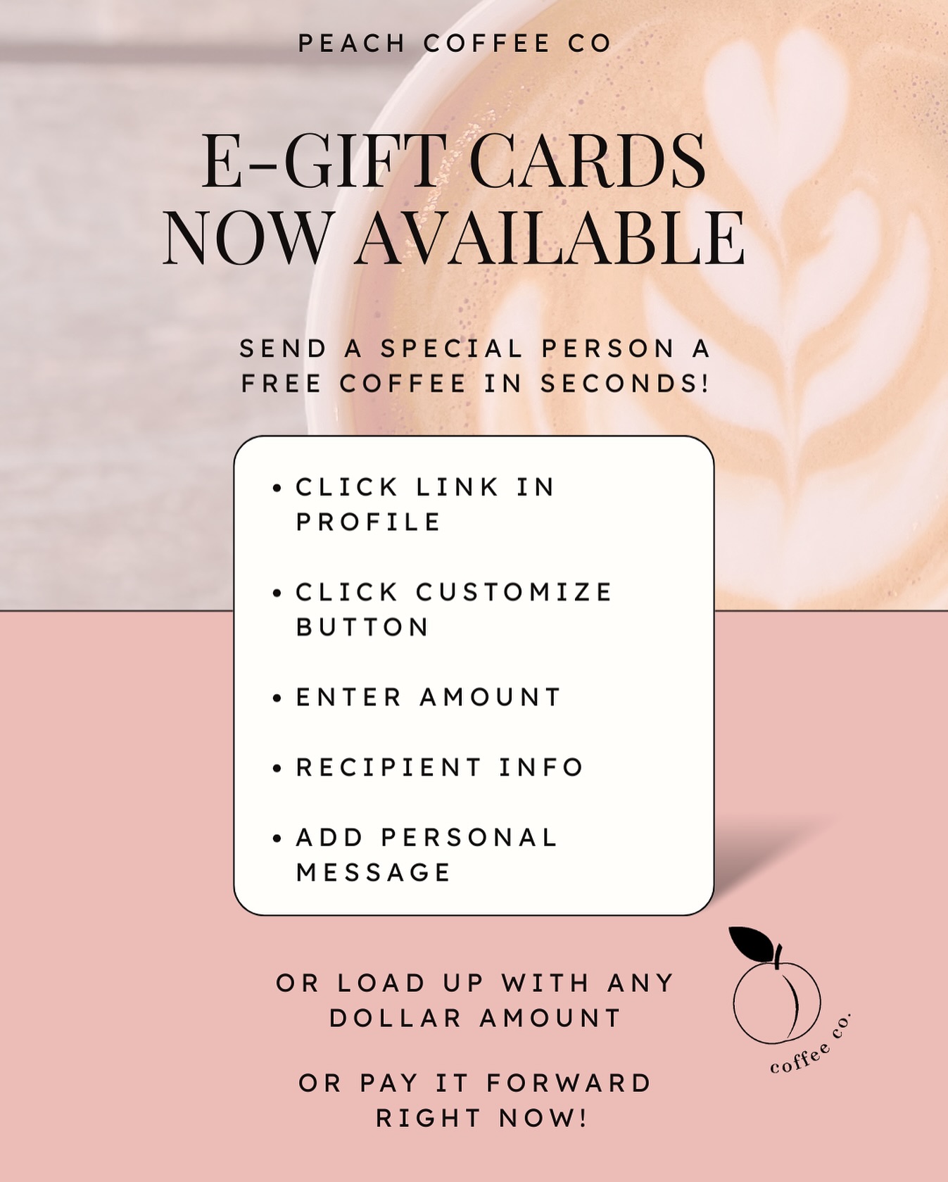 Peach Coffee Co. Aldershot Burlington