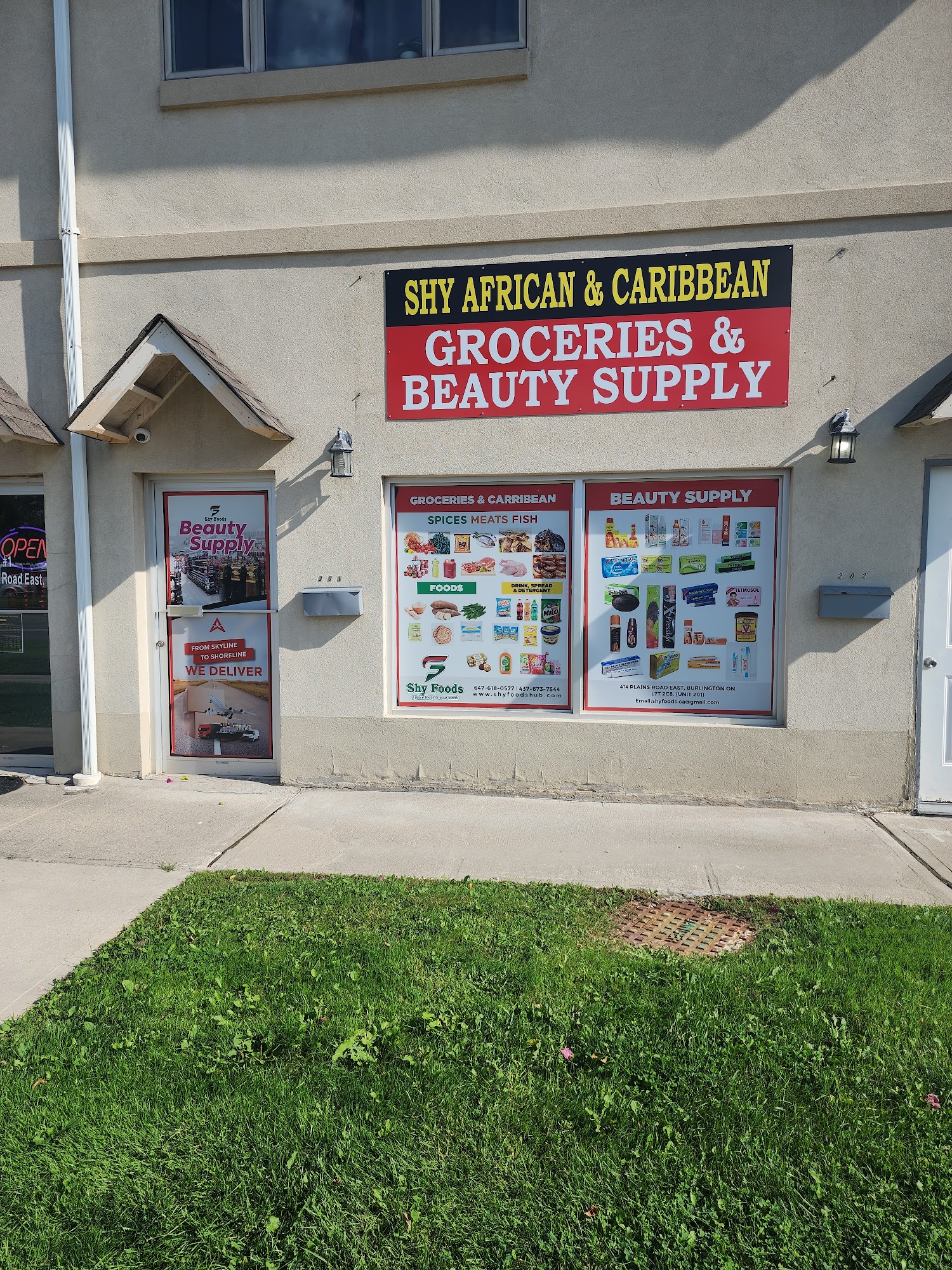 Shy African and Caribbean groceries Burlington