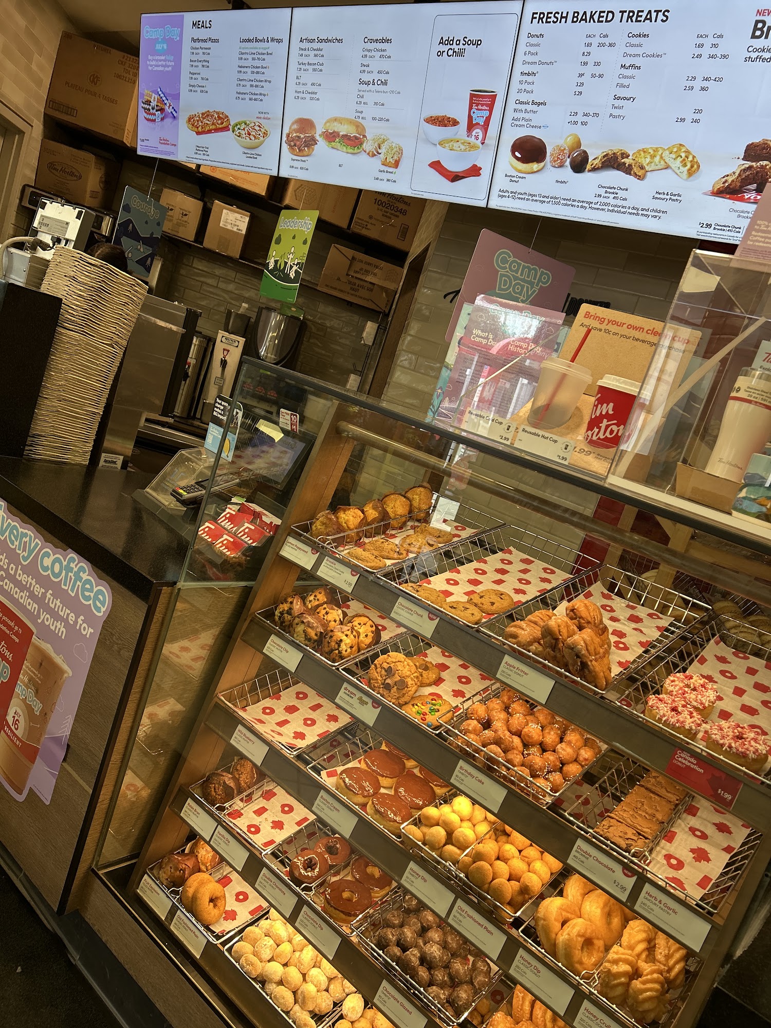 Tim Hortons Menu