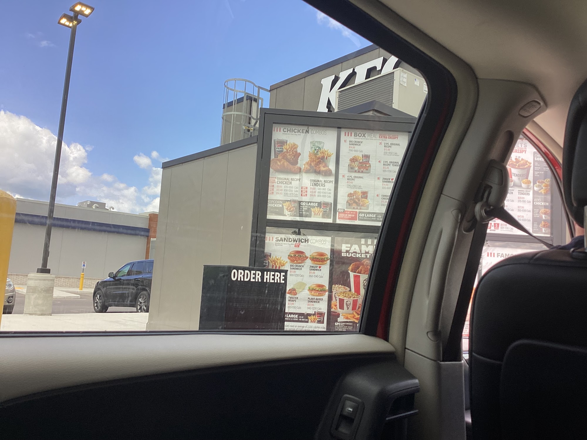 KFC Menu
