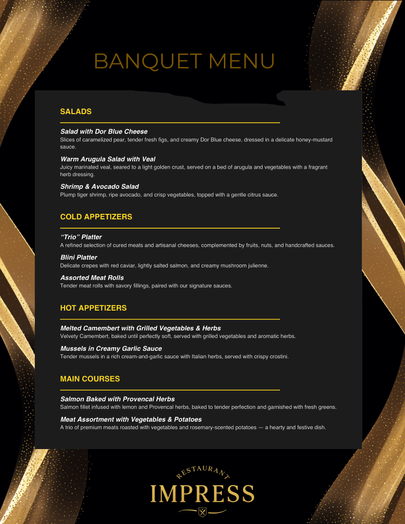 Improve Cafe Menu