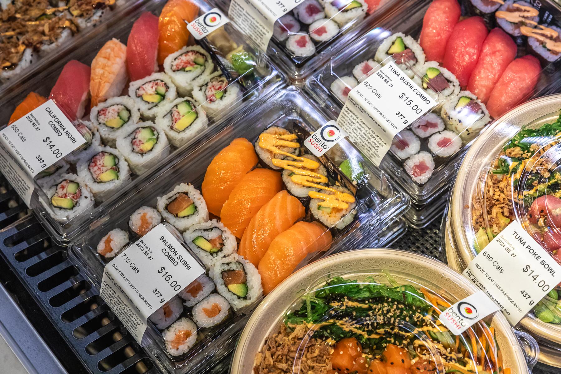 Bento Sushi Menu