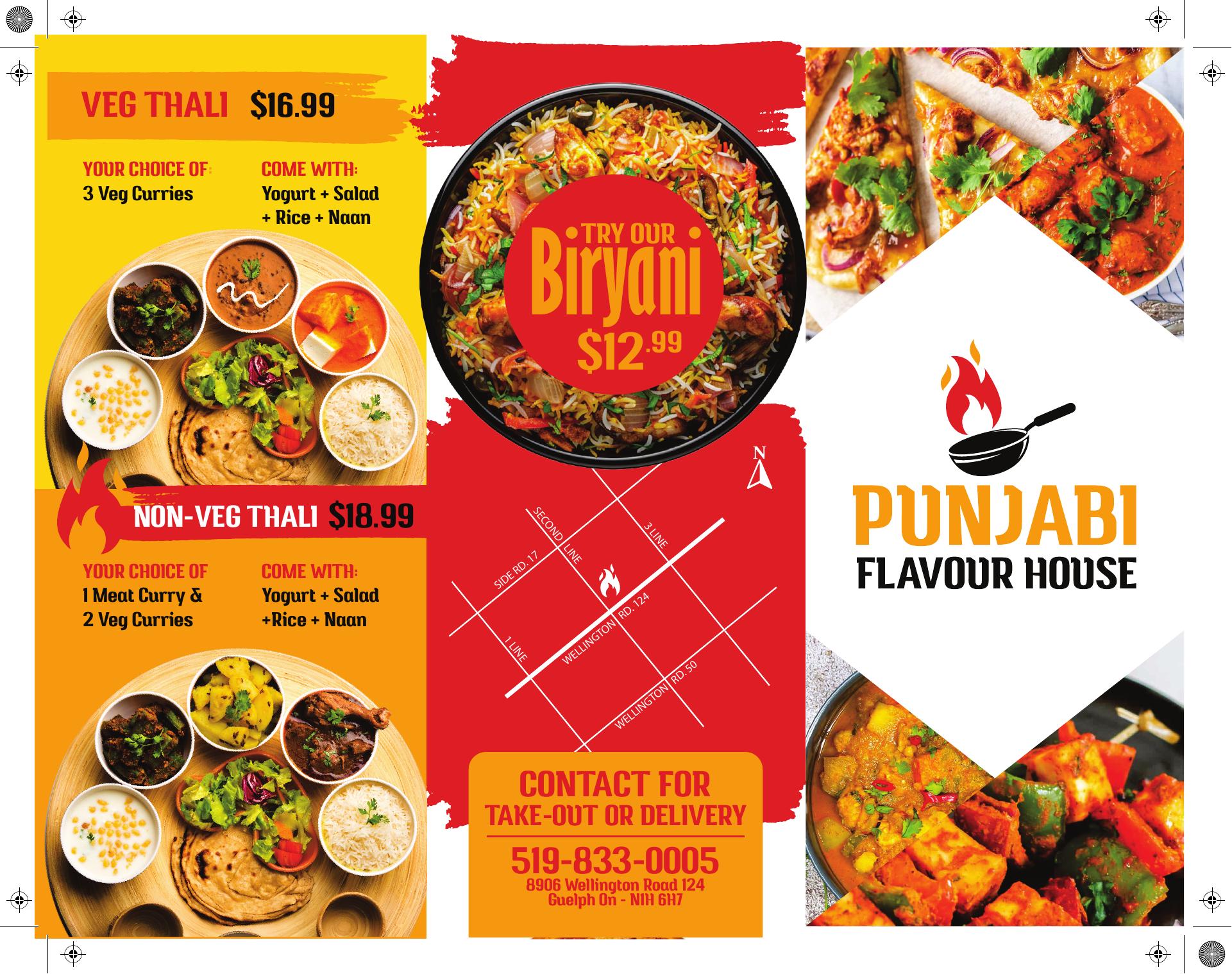Punjabi Flavour House Menu