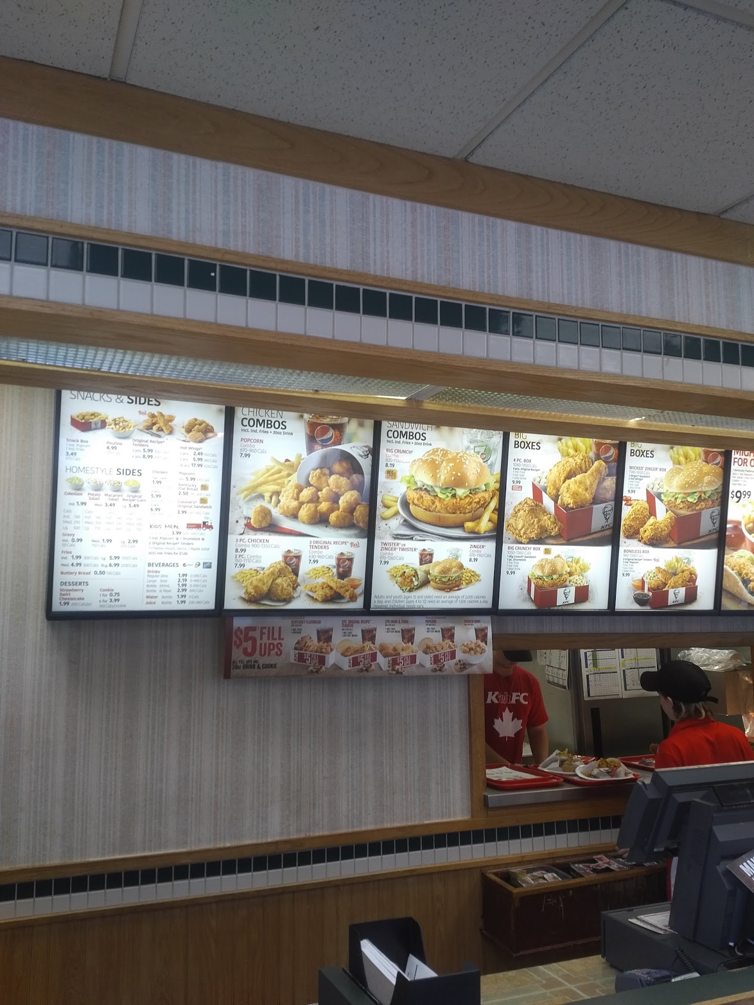 KFC Menu