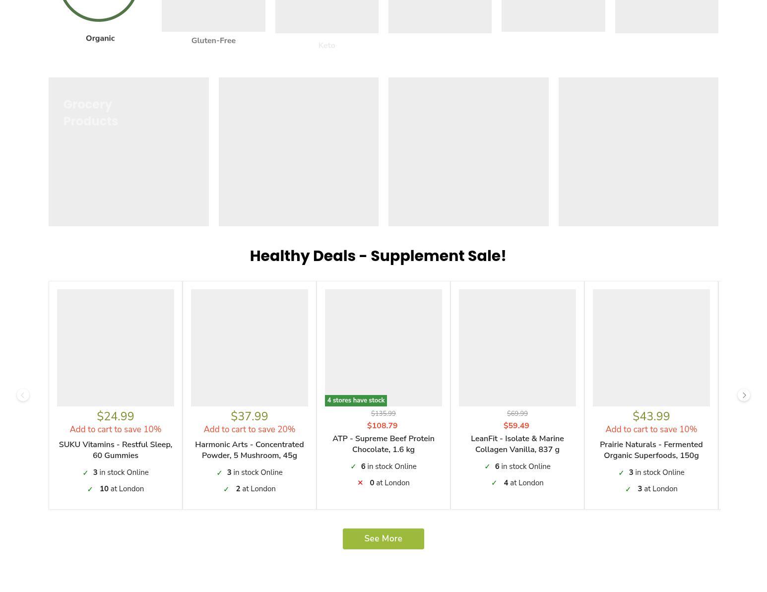 Goodness Me! Natural Food Market Menu