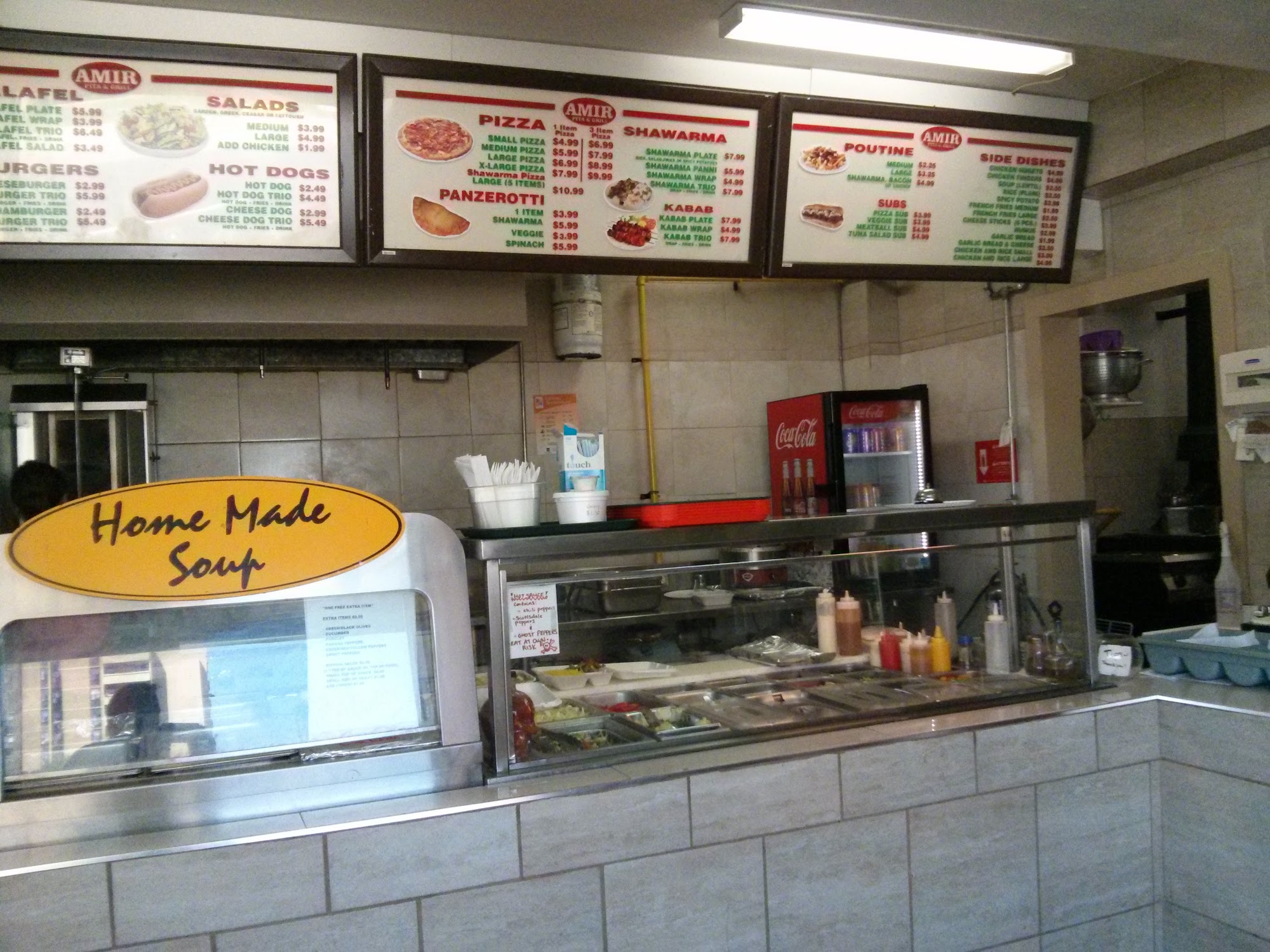 Amir Pita And Grill Menu