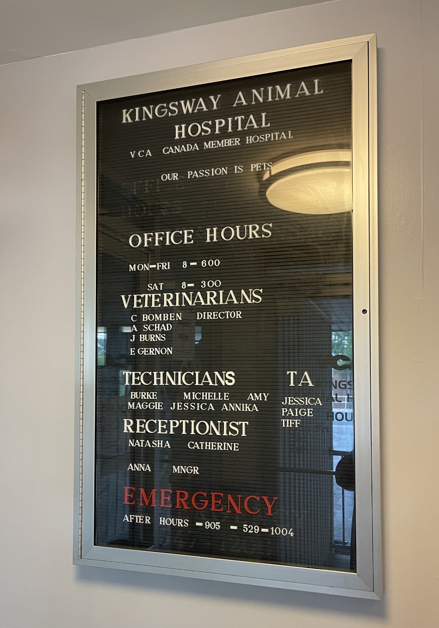 VCA Canada Kingsway Animal Hospital Hamilton