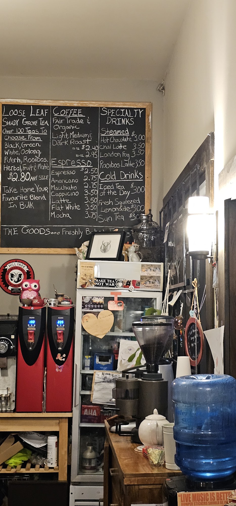 Shady Grove ~Lukaya Cafe~ Menu