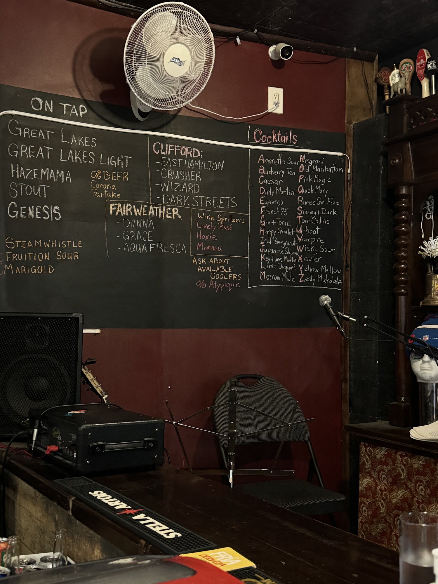 Jordan’s Homeside Pub Menu